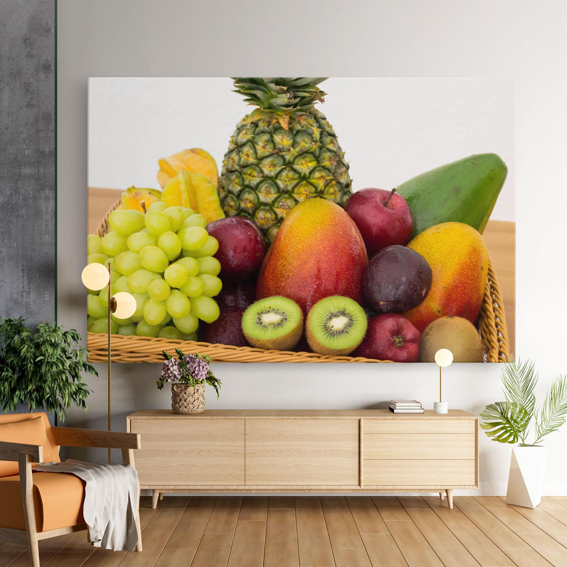 Tablou Canvas Fruit Basket mockup 9