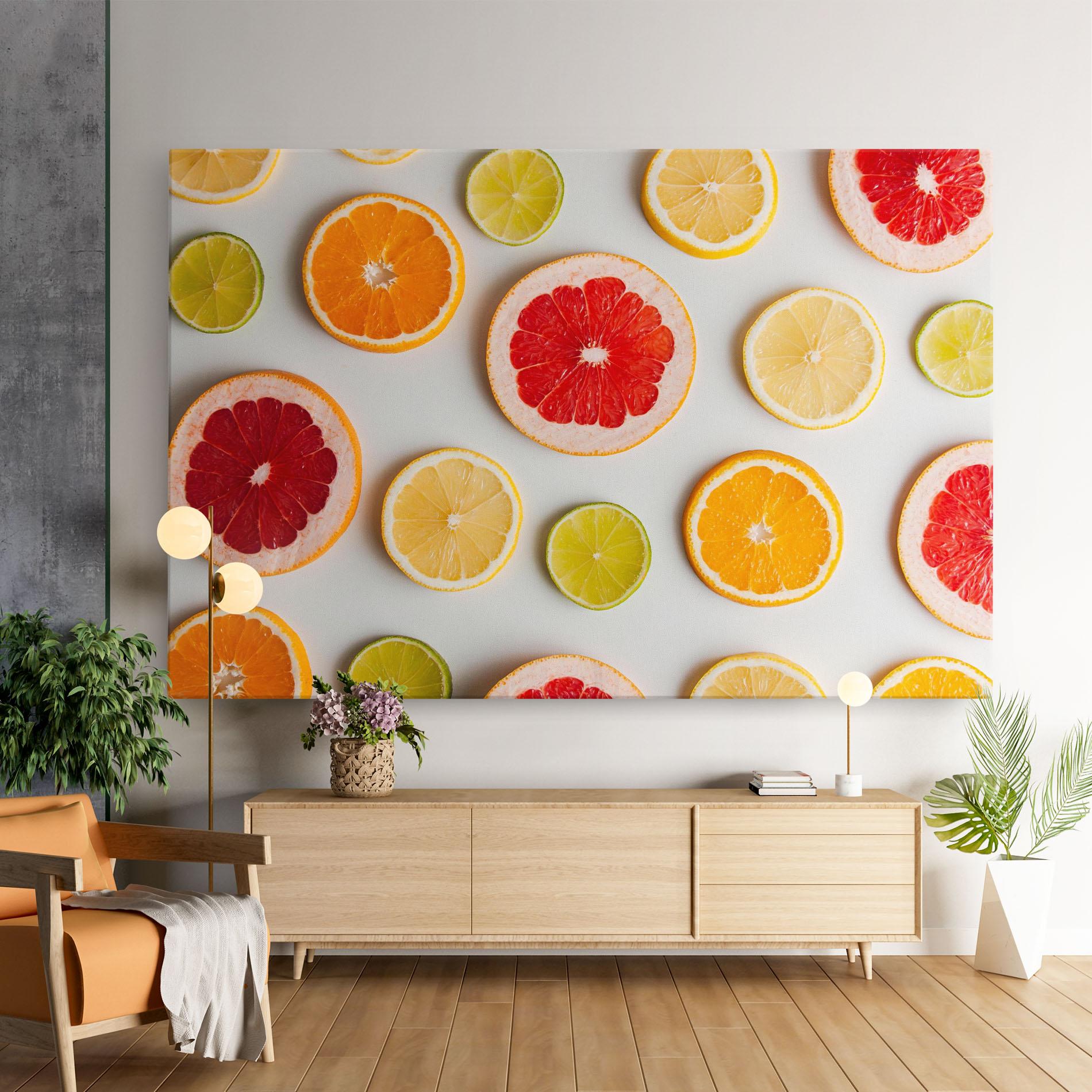 Tablou Canvas Grapefruit Mix mockup 9