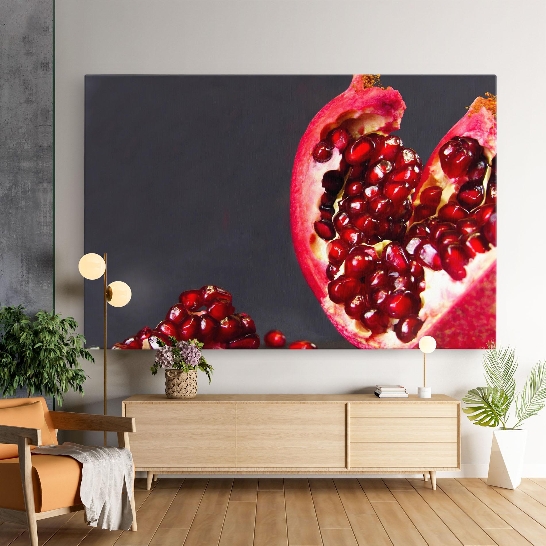 Tablou Canvas Open Pomegranate mockup 9