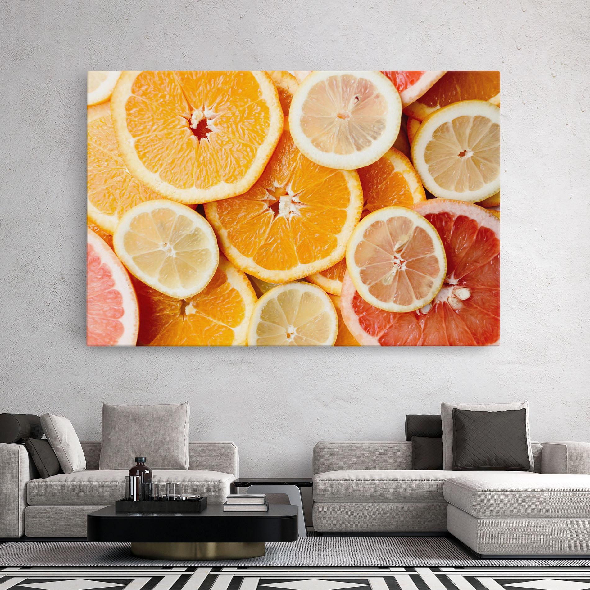 Tablou Canvas Citrus Fruits mockup 2