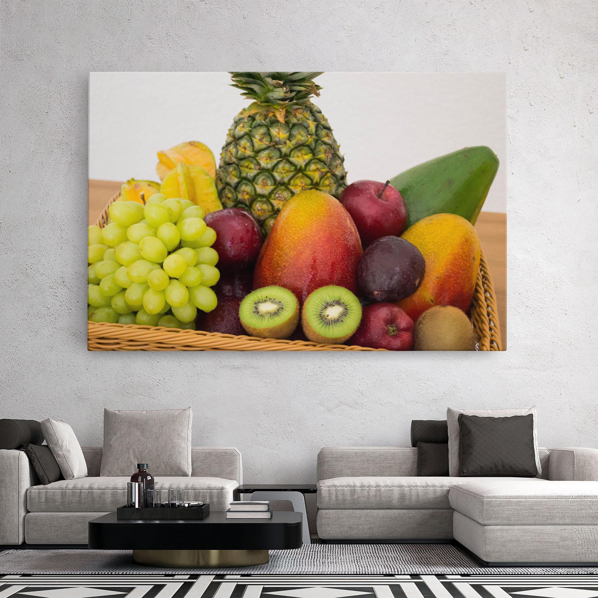 Tablou Canvas Fruit Basket mockup 2