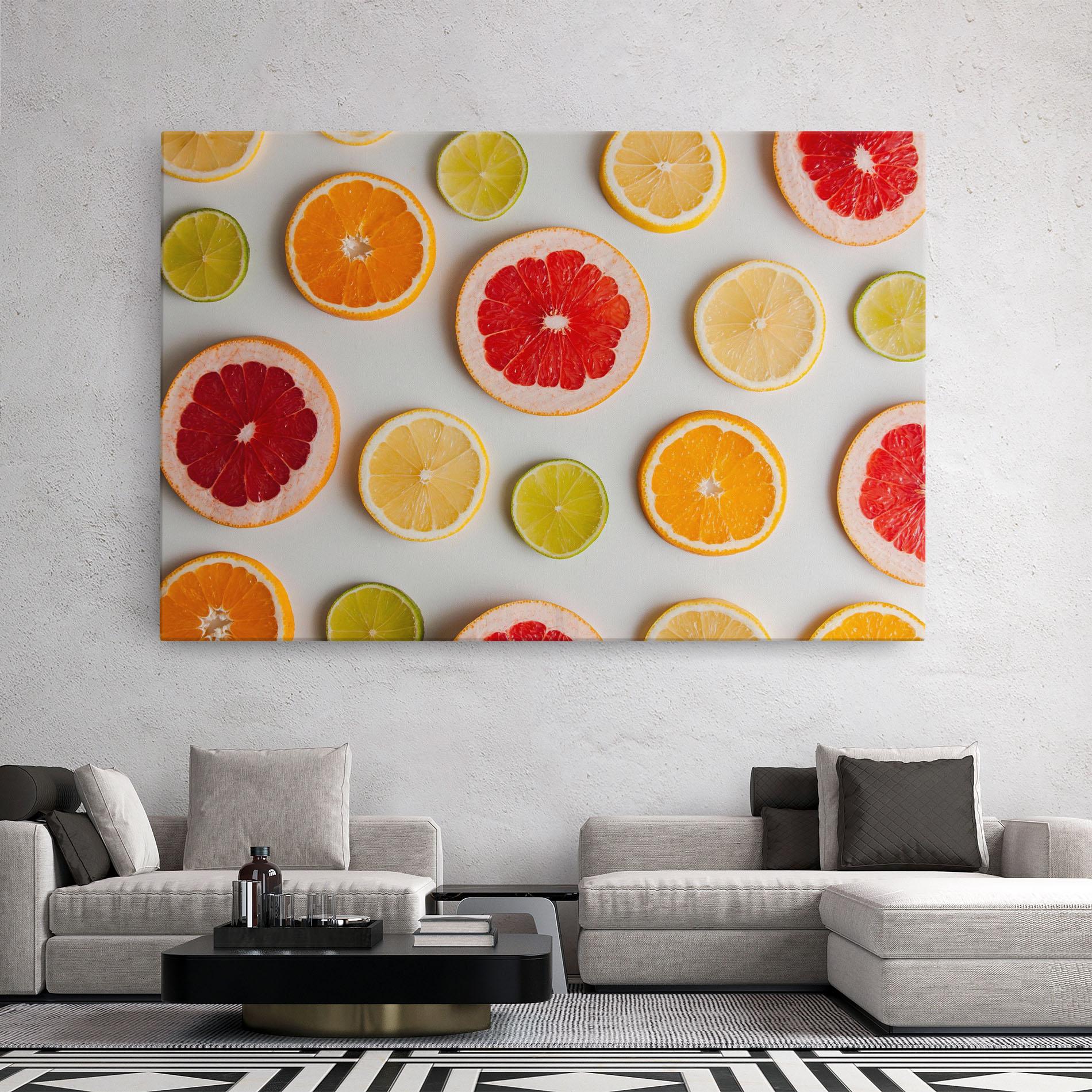 Tablou Canvas Grapefruit Mix mockup 2