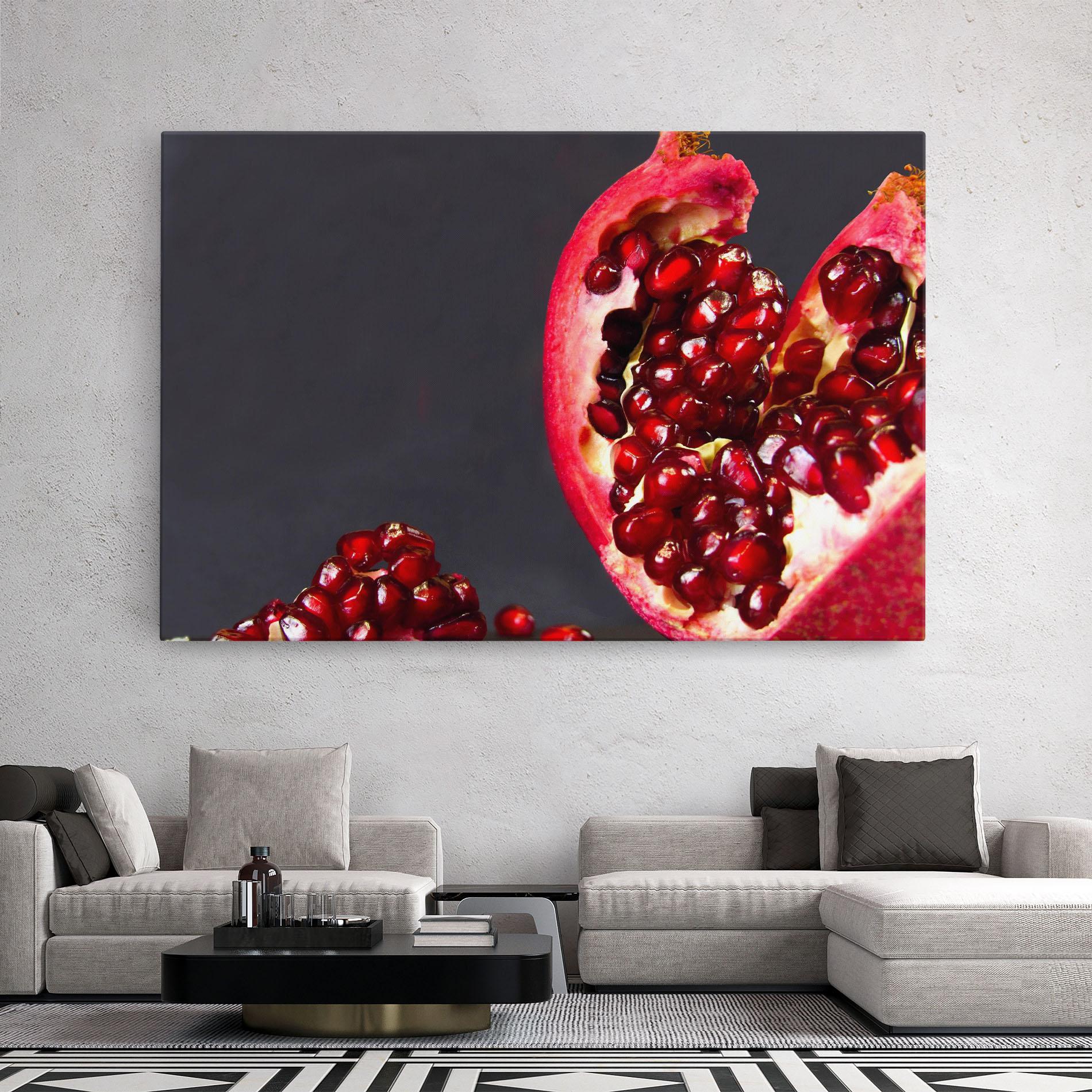 Tablou Canvas Open Pomegranate mockup 2