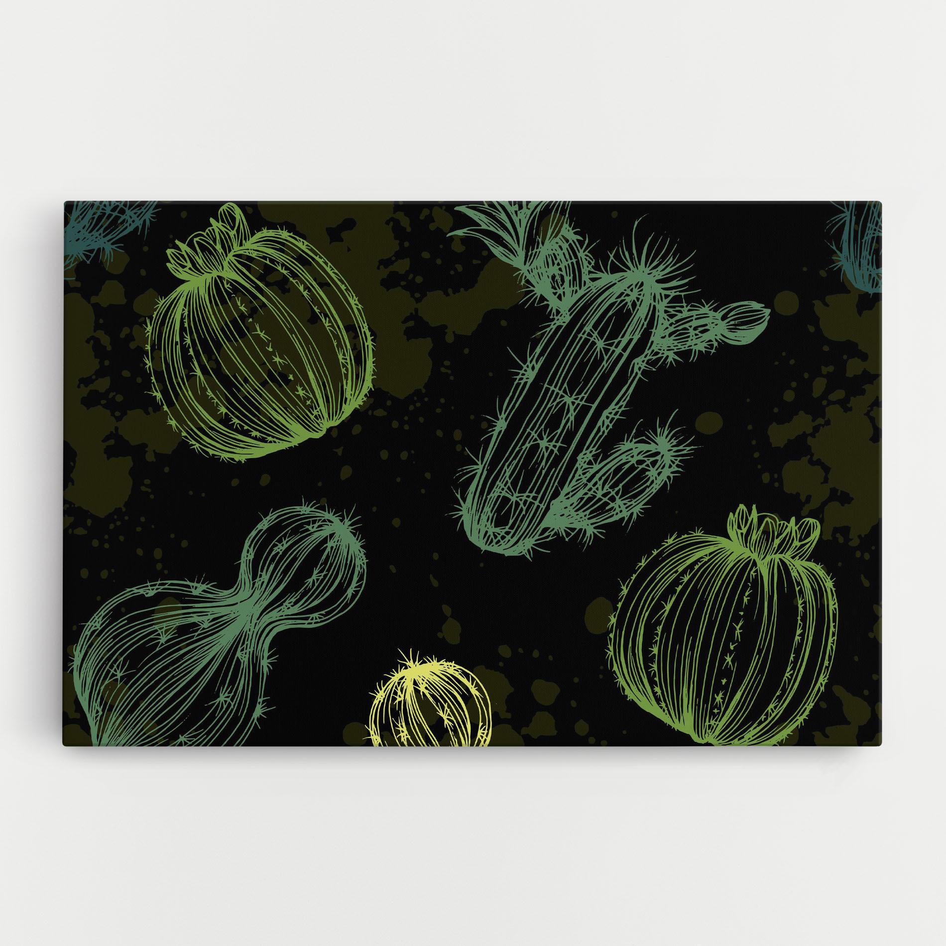 Tablou Canvas Cactus Art mockup 0