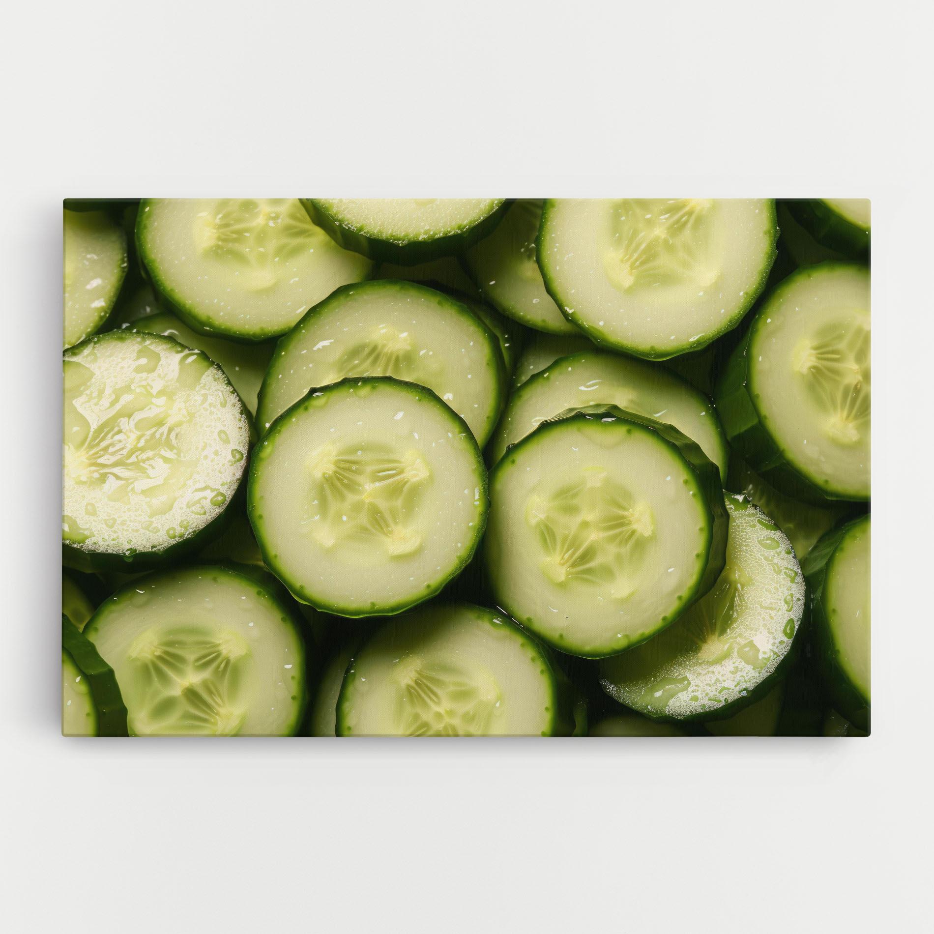 Tablou Canvas Fresh Cucumber mockup 0