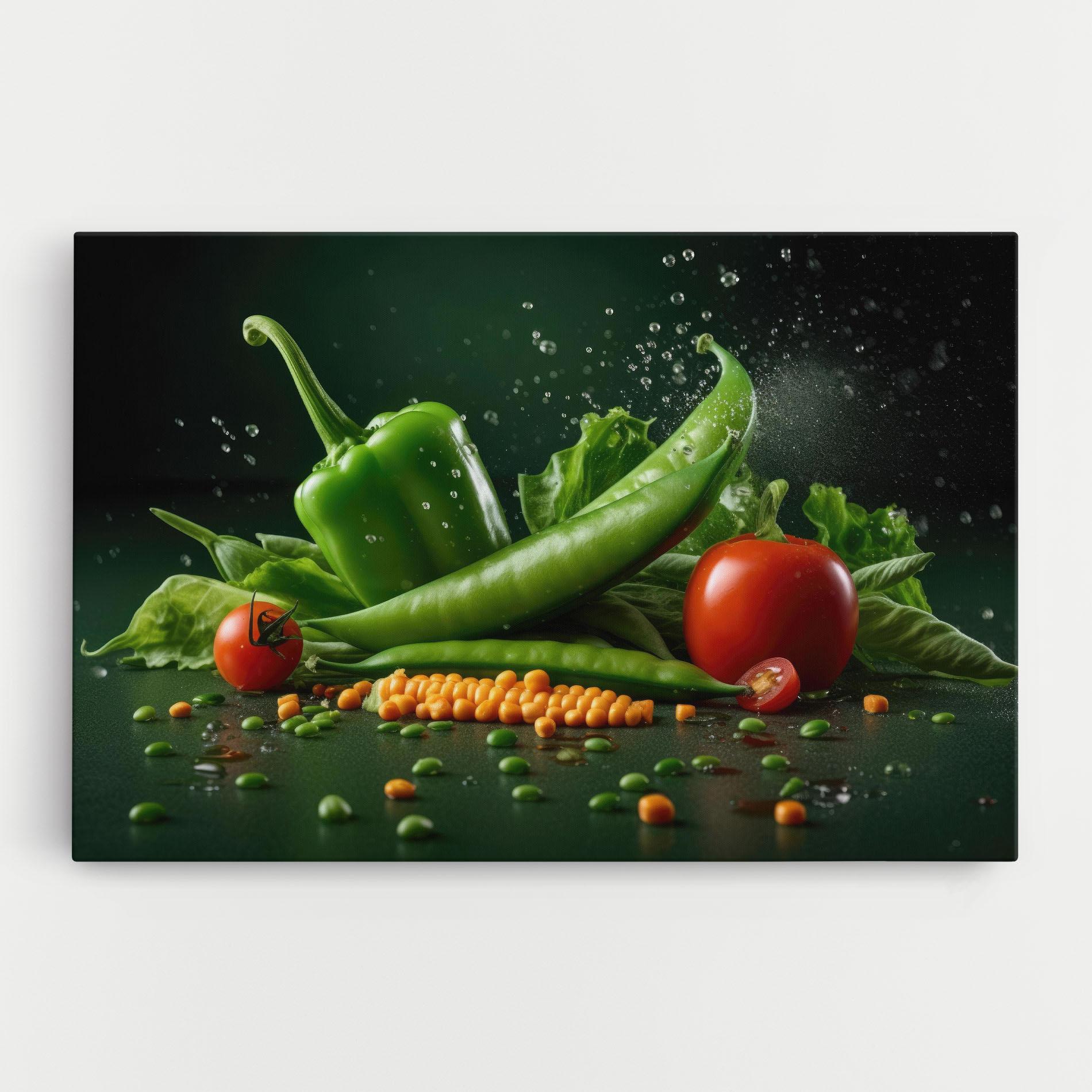 Tablou Canvas Fresh Vegetables mockup 0