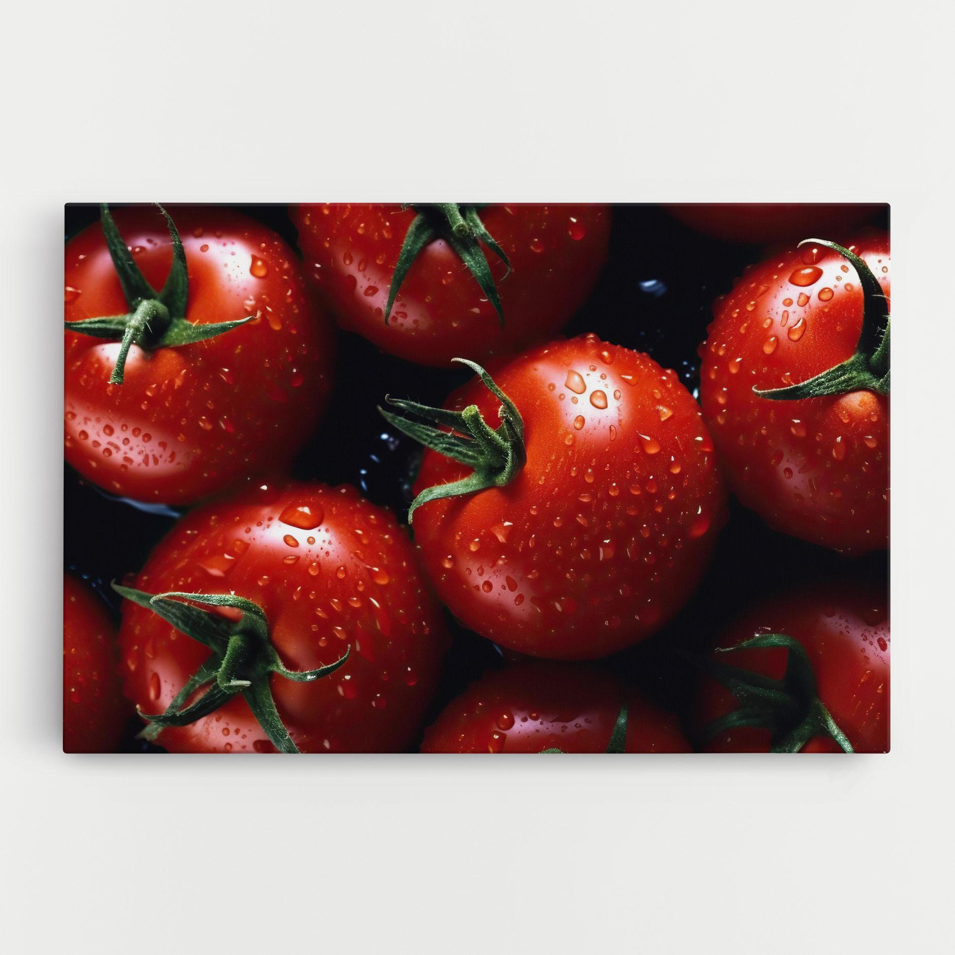 Tablou Canvas Red Wet Tomato mockup 0