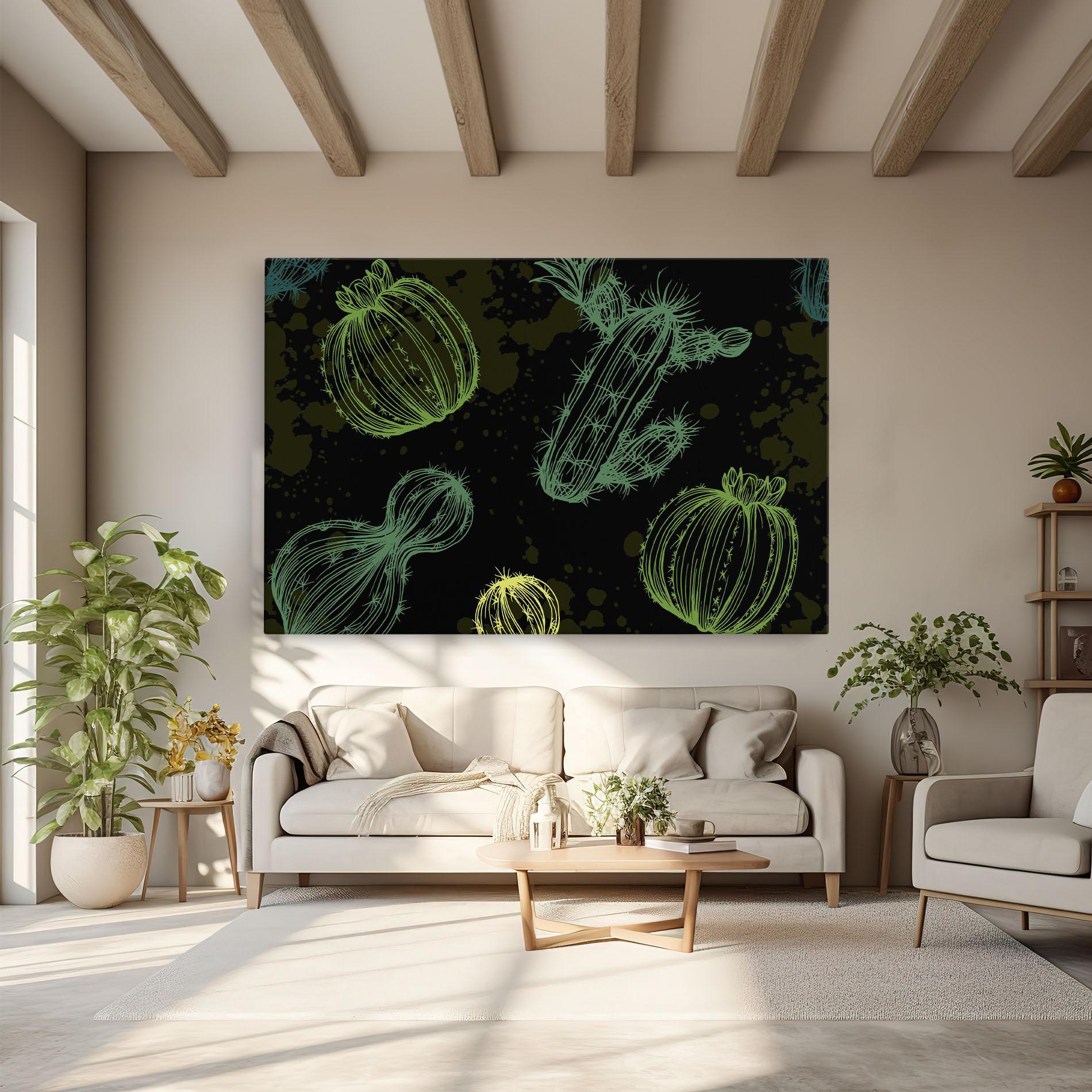 Tablou Canvas Cactus Art mockup 6