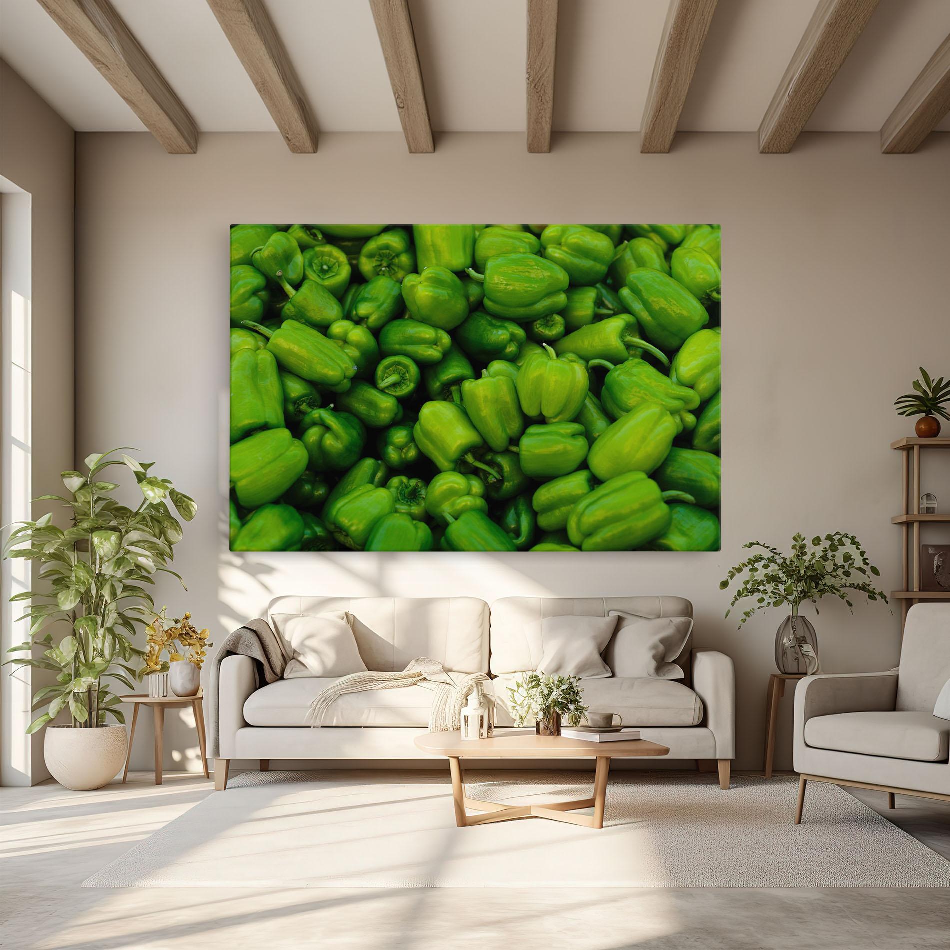 Tablou Canvas Green Bellpepper mockup 6