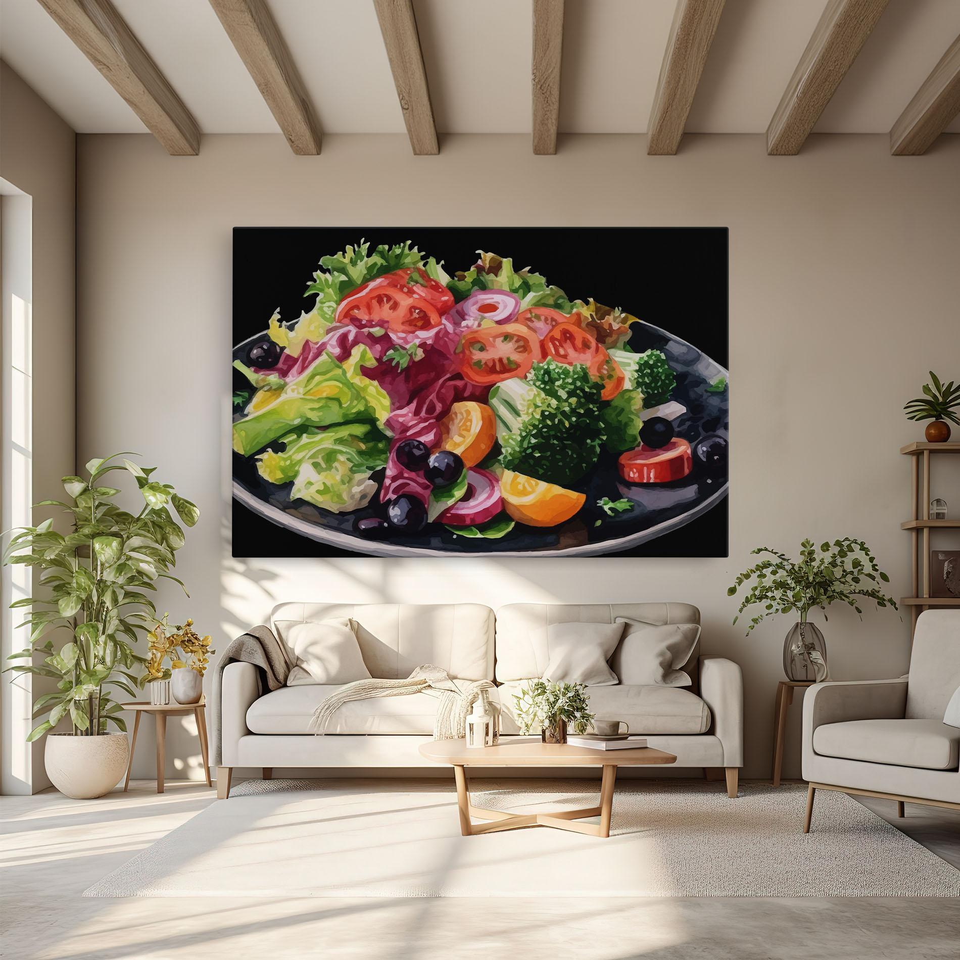Tablou Canvas Healthy Tomato Food mockup 6