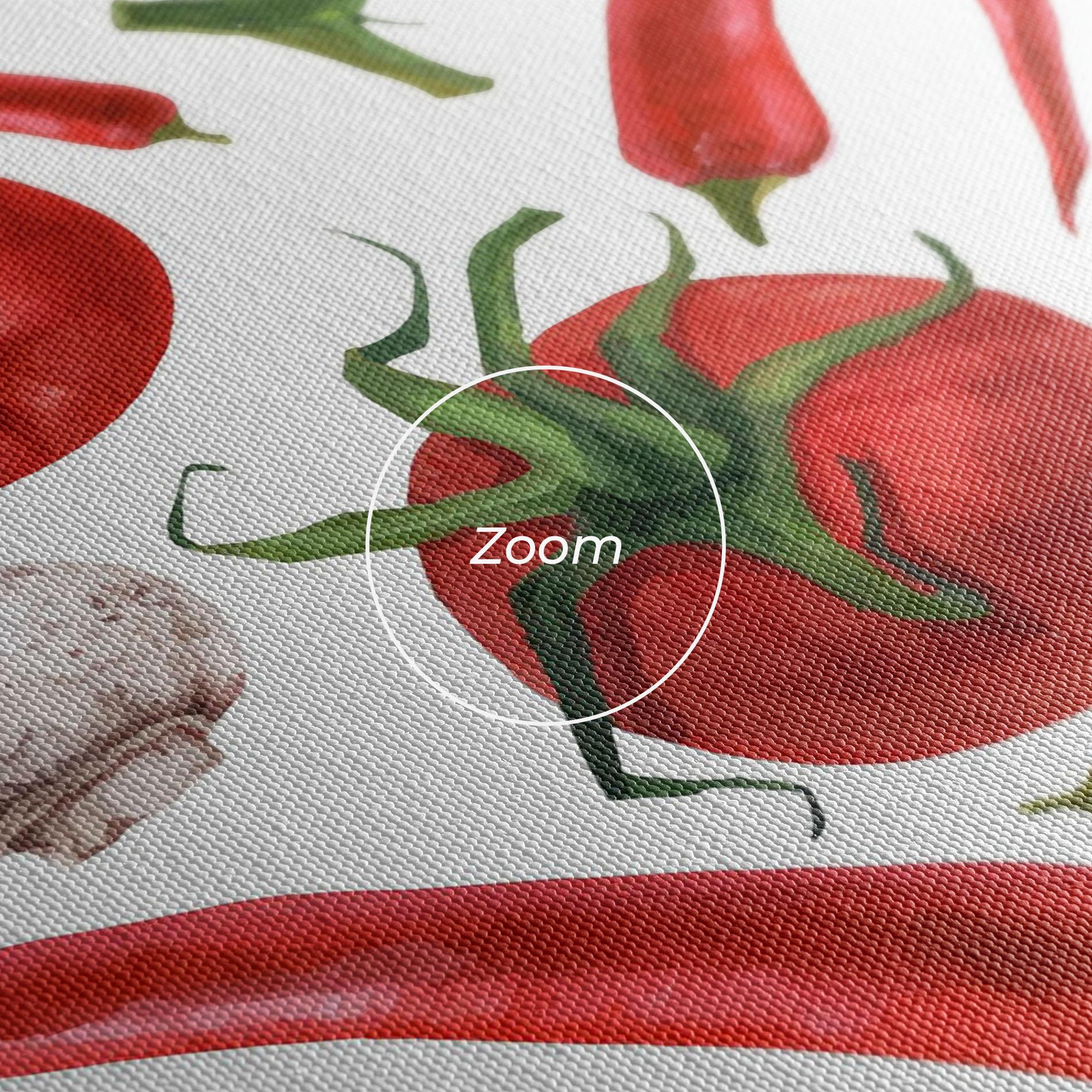 Tablou Canvas Floating Tomato mockup 3