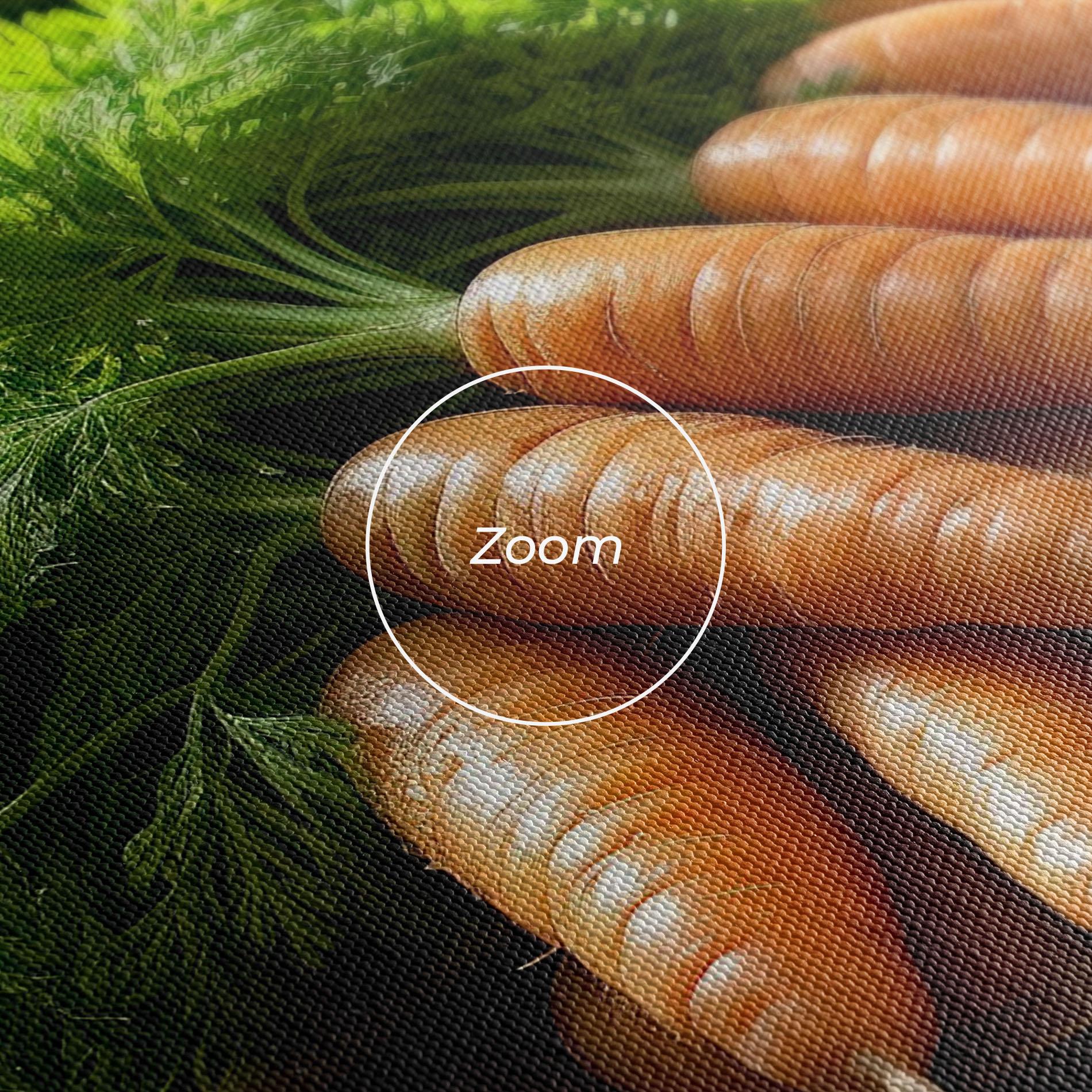 Tablou Canvas Fresh Carrots Basket mockup 3