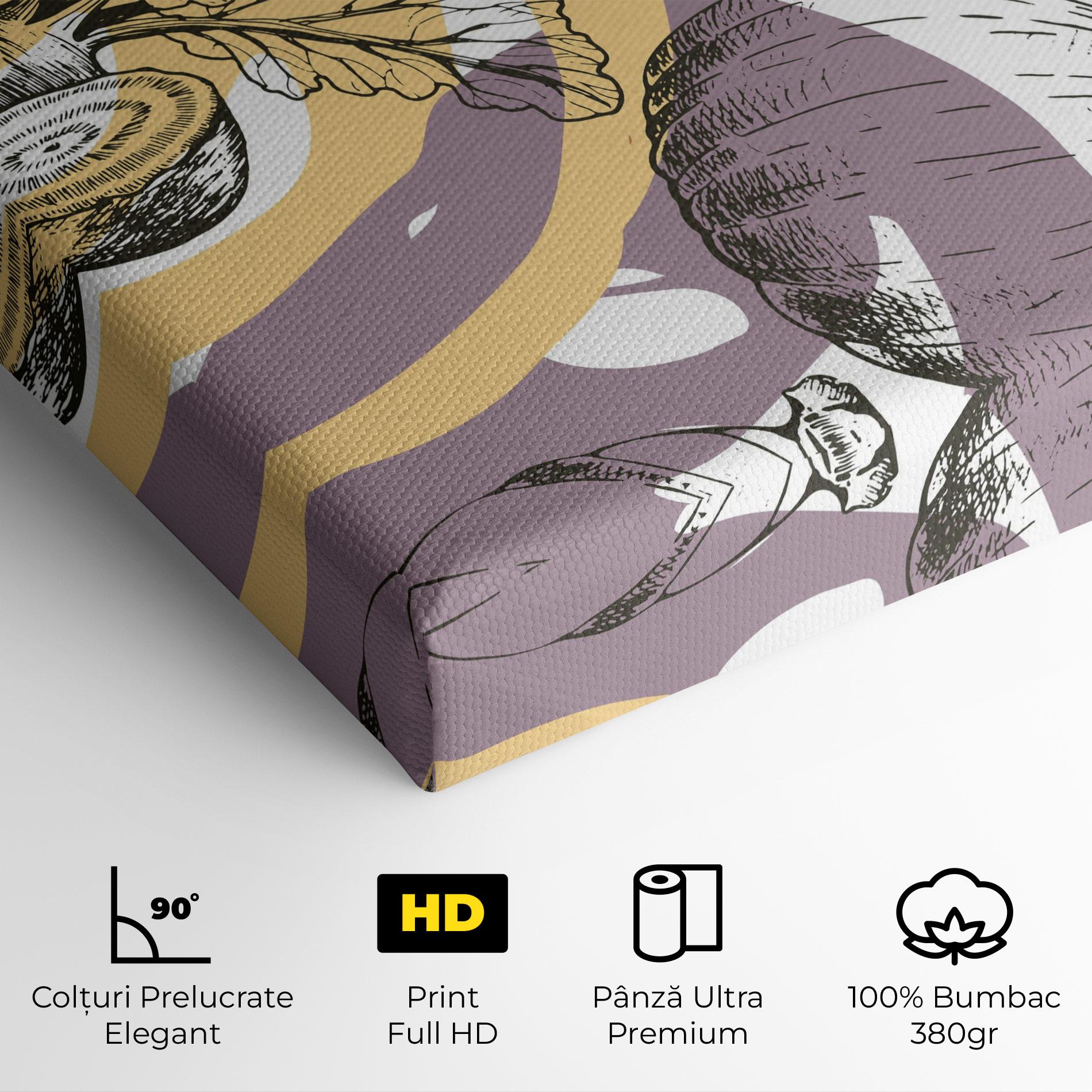 Tablou Canvas Cream Vegetables Art mockup 4