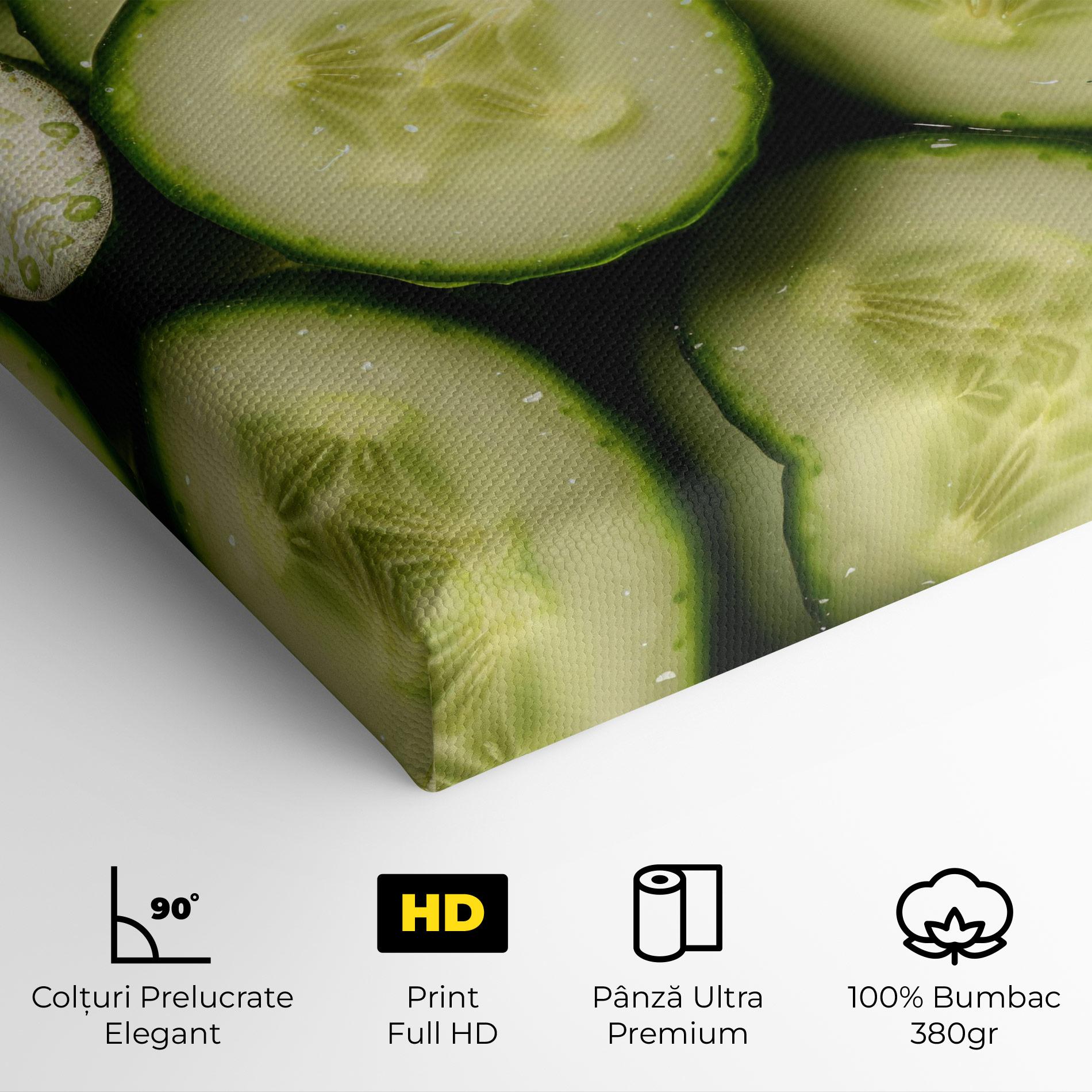 Tablou Canvas Fresh Cucumber mockup 4