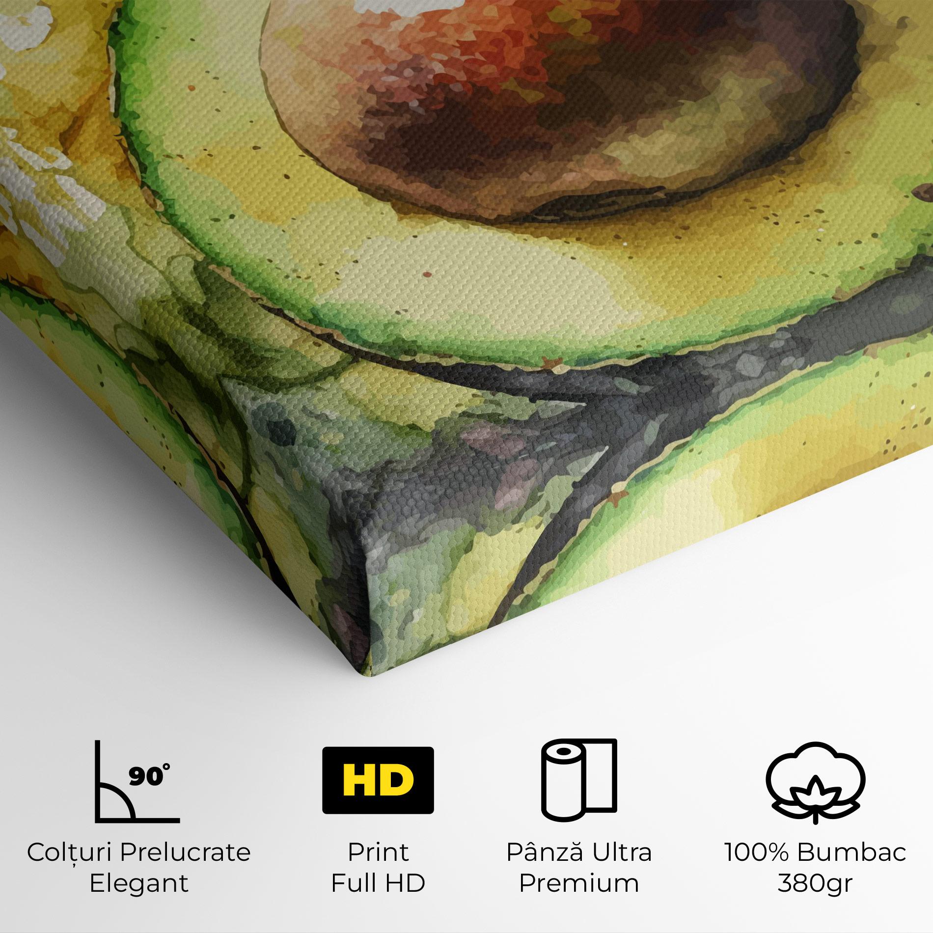 Tablou Canvas Green Avocado Art mockup 4