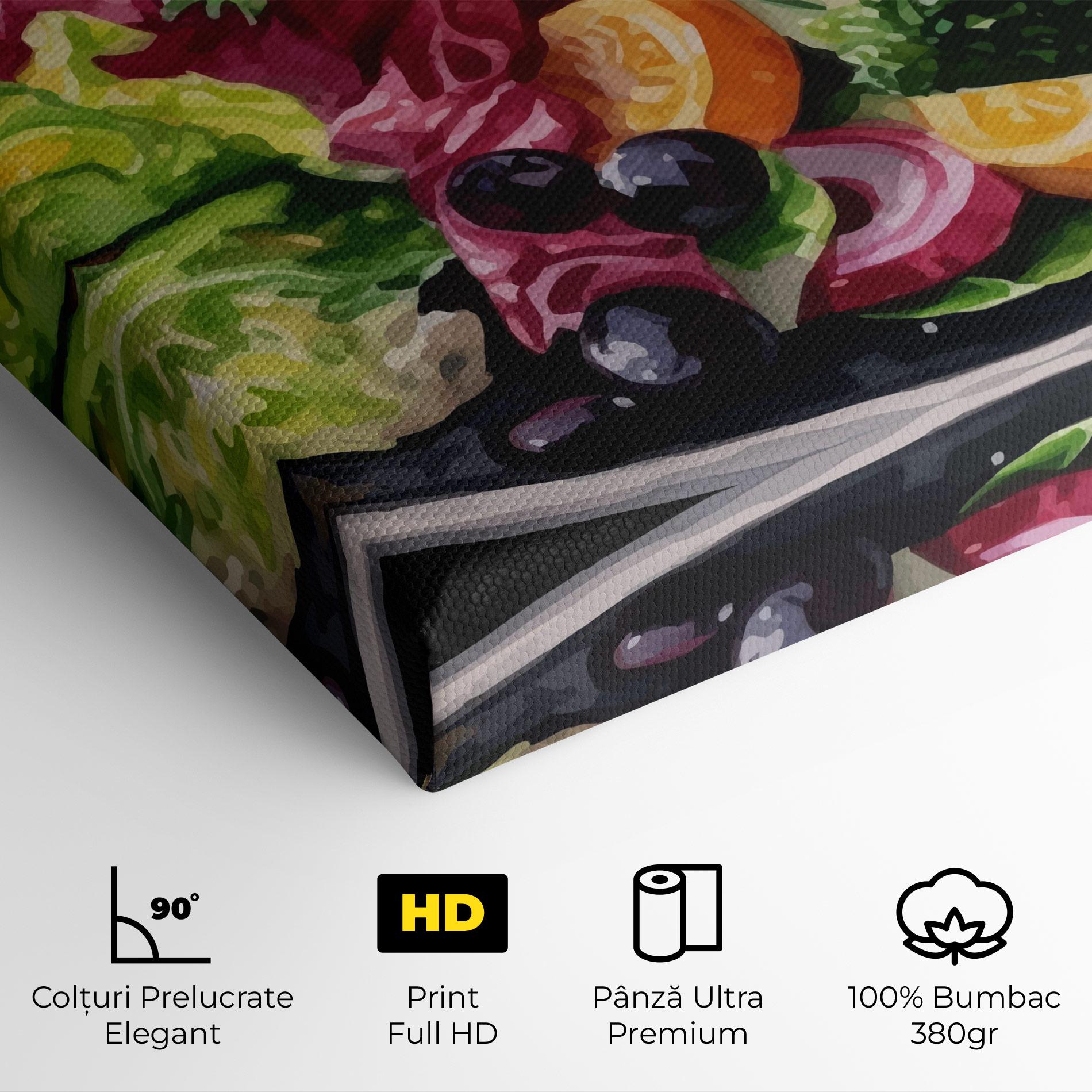 Tablou Canvas Healthy Tomato Food mockup 4