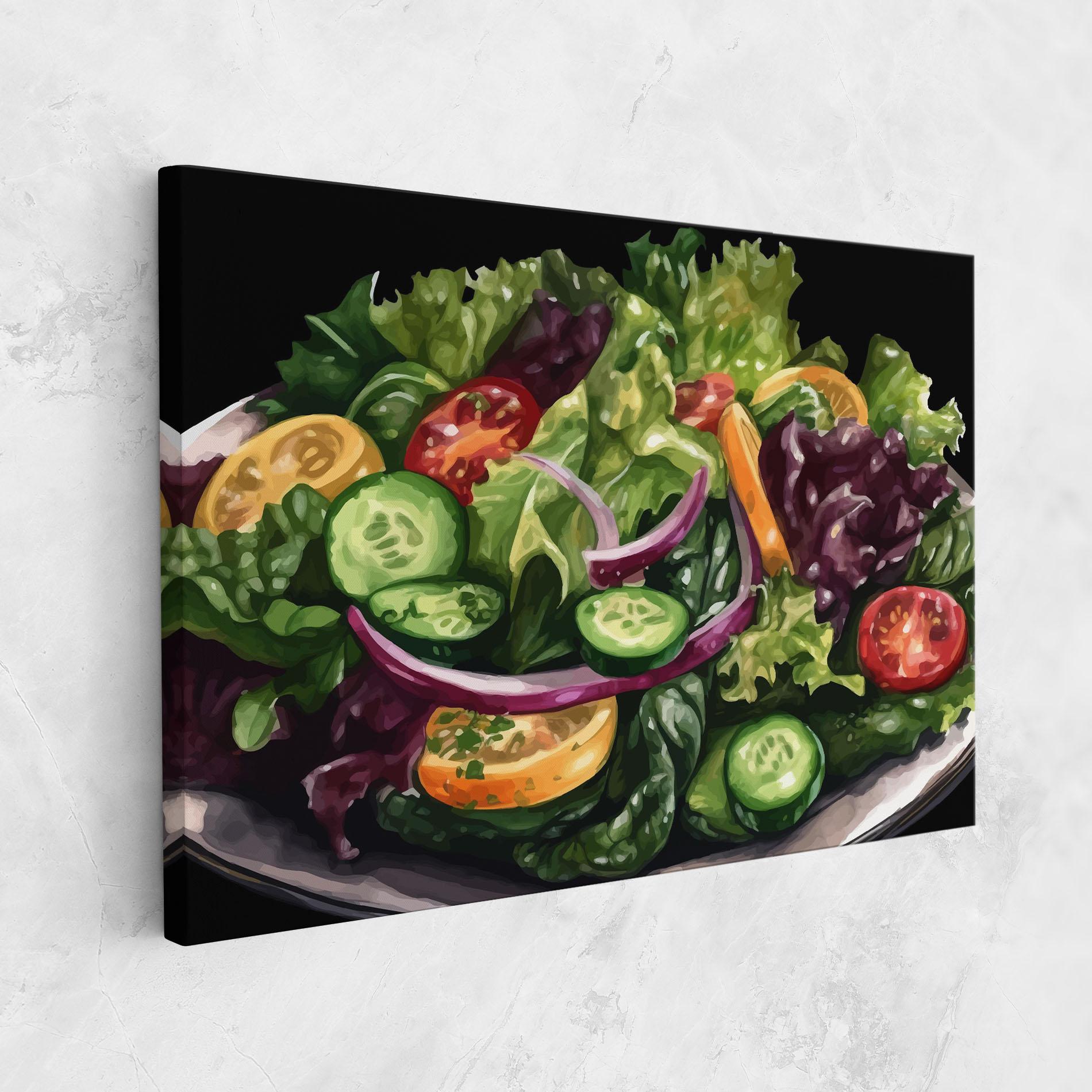 Tablou Canvas Cucumber Salad mockup 1