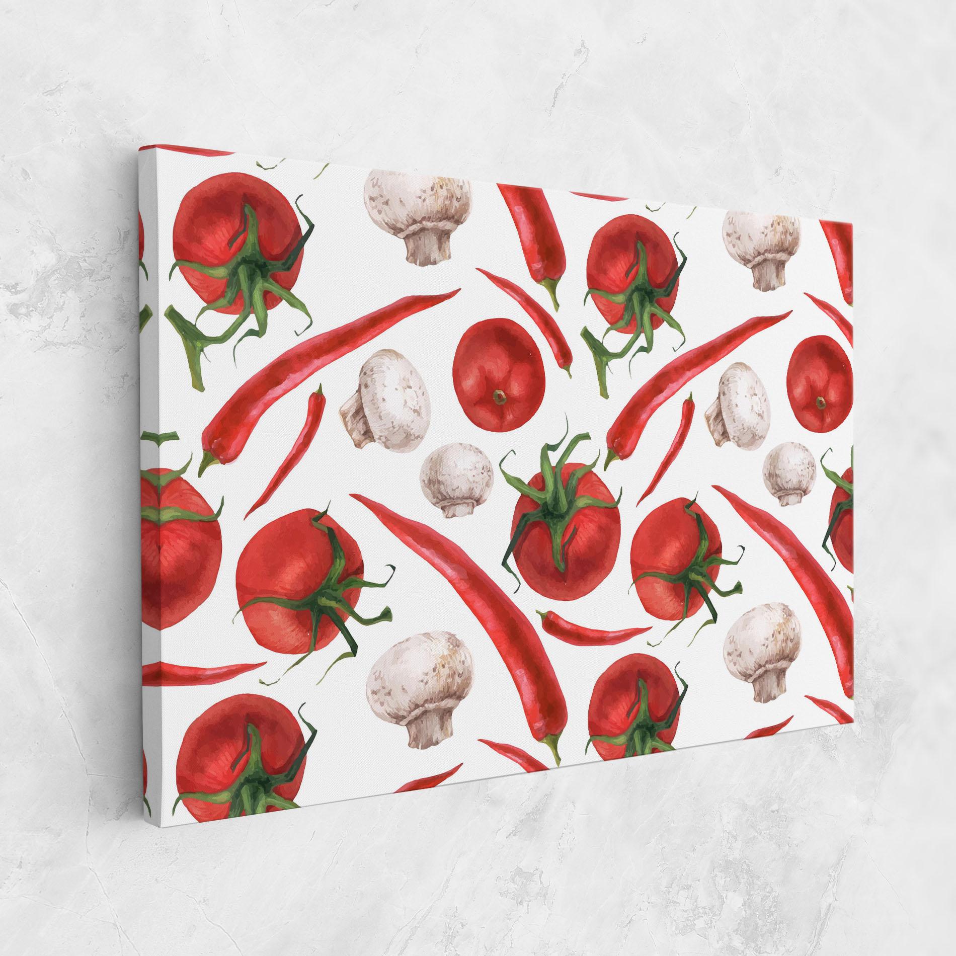 Tablou Canvas Floating Tomato mockup 1