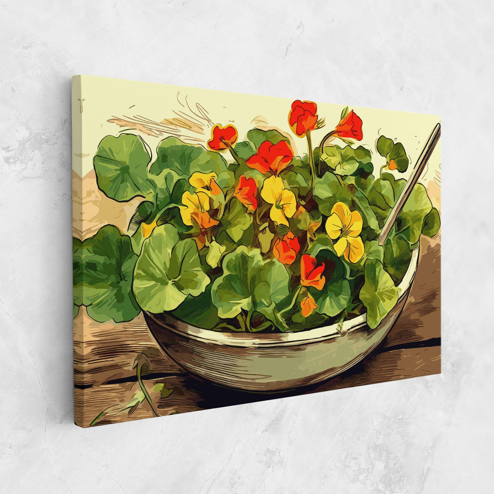 Tablou Canvas Flower Food mockup 1