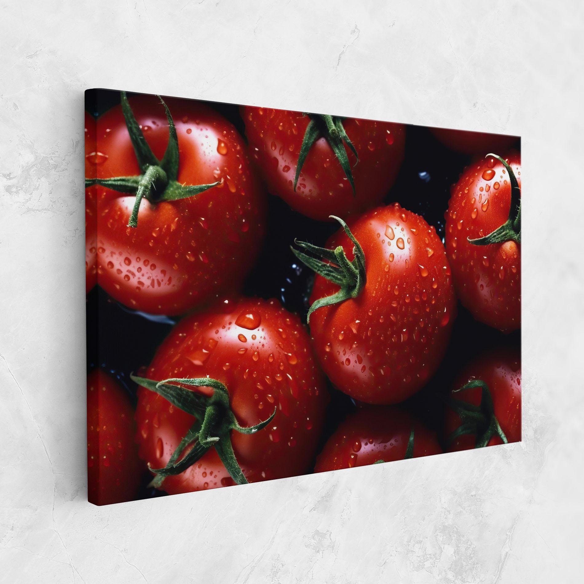 Tablou Canvas Red Wet Tomato mockup 1