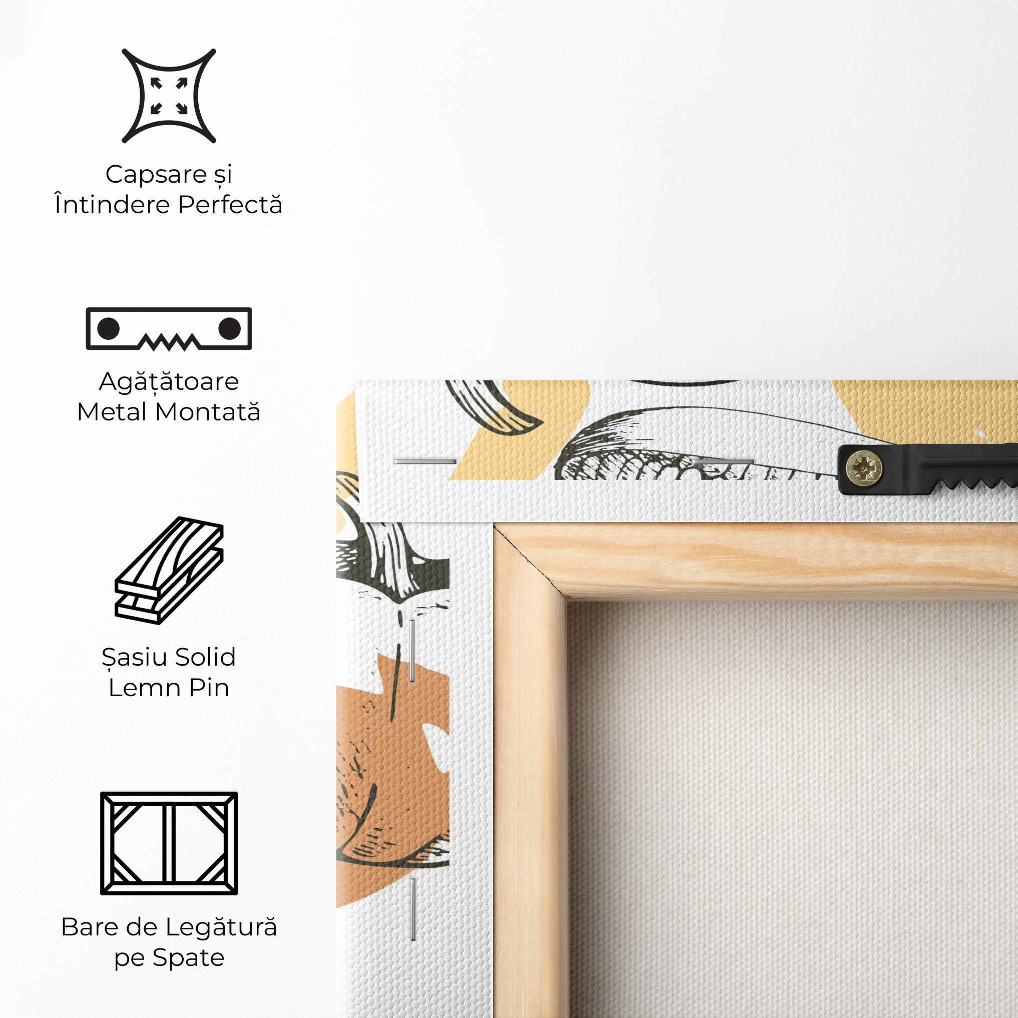 Tablou Canvas Cream Vegetables Art mockup 5