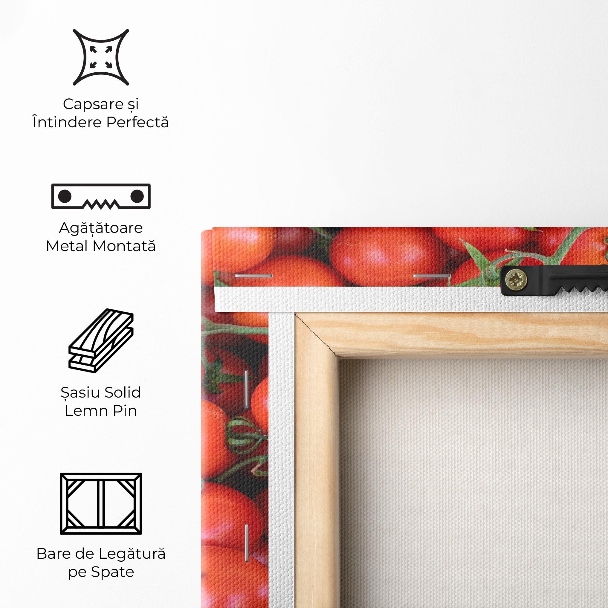 Tablou Canvas Tomato Red Wall mockup 5