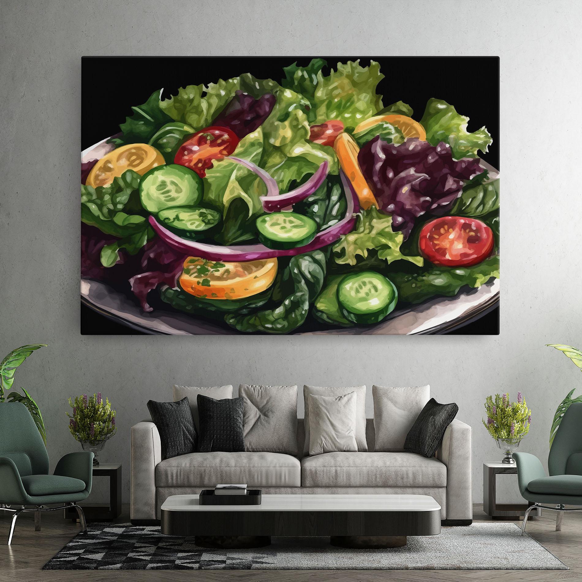 Tablou Canvas Cucumber Salad mockup 7