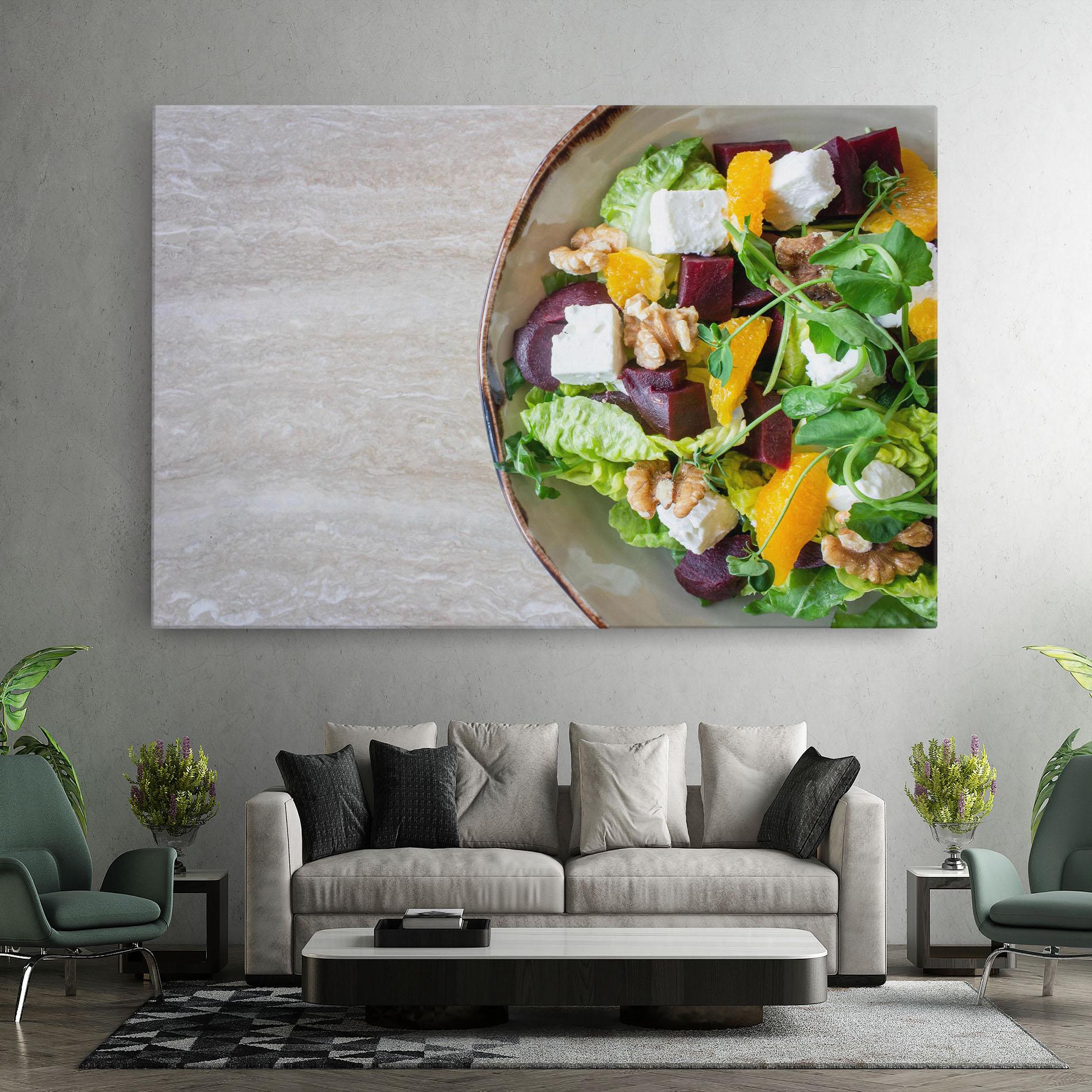 Tablou Canvas Delicious Salad mockup 7