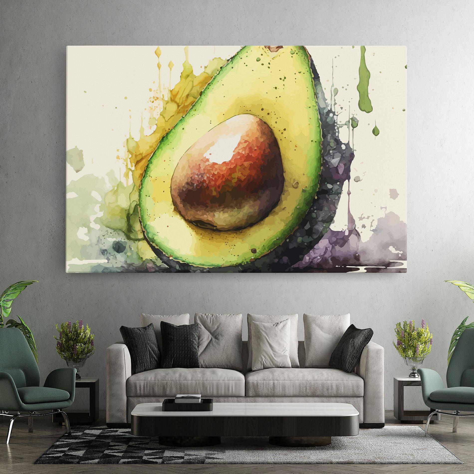 Tablou Canvas Green Avocado Art mockup 7