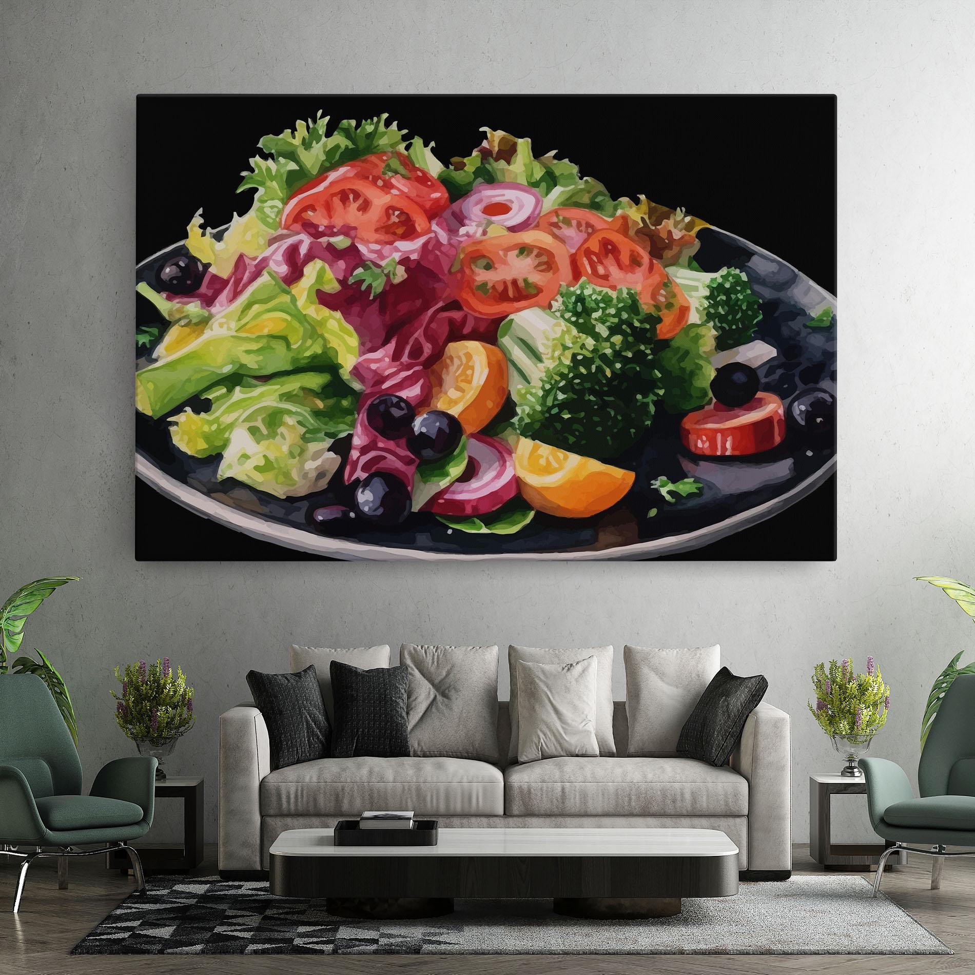 Tablou Canvas Healthy Tomato Food mockup 7
