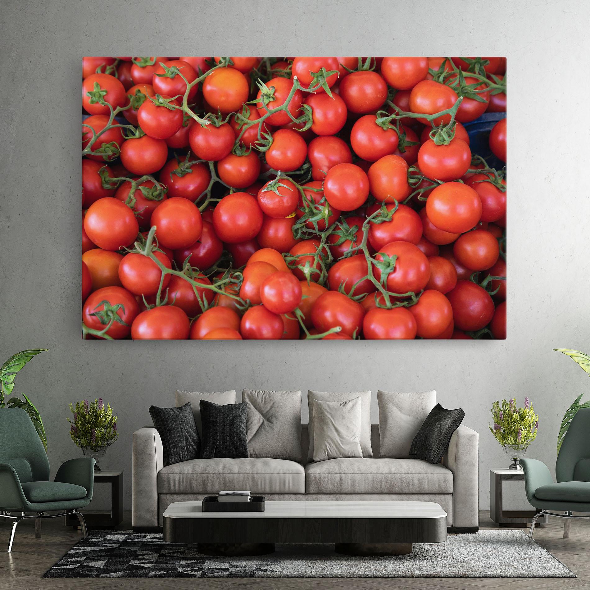 Tablou Canvas Tomato Red Wall mockup 7