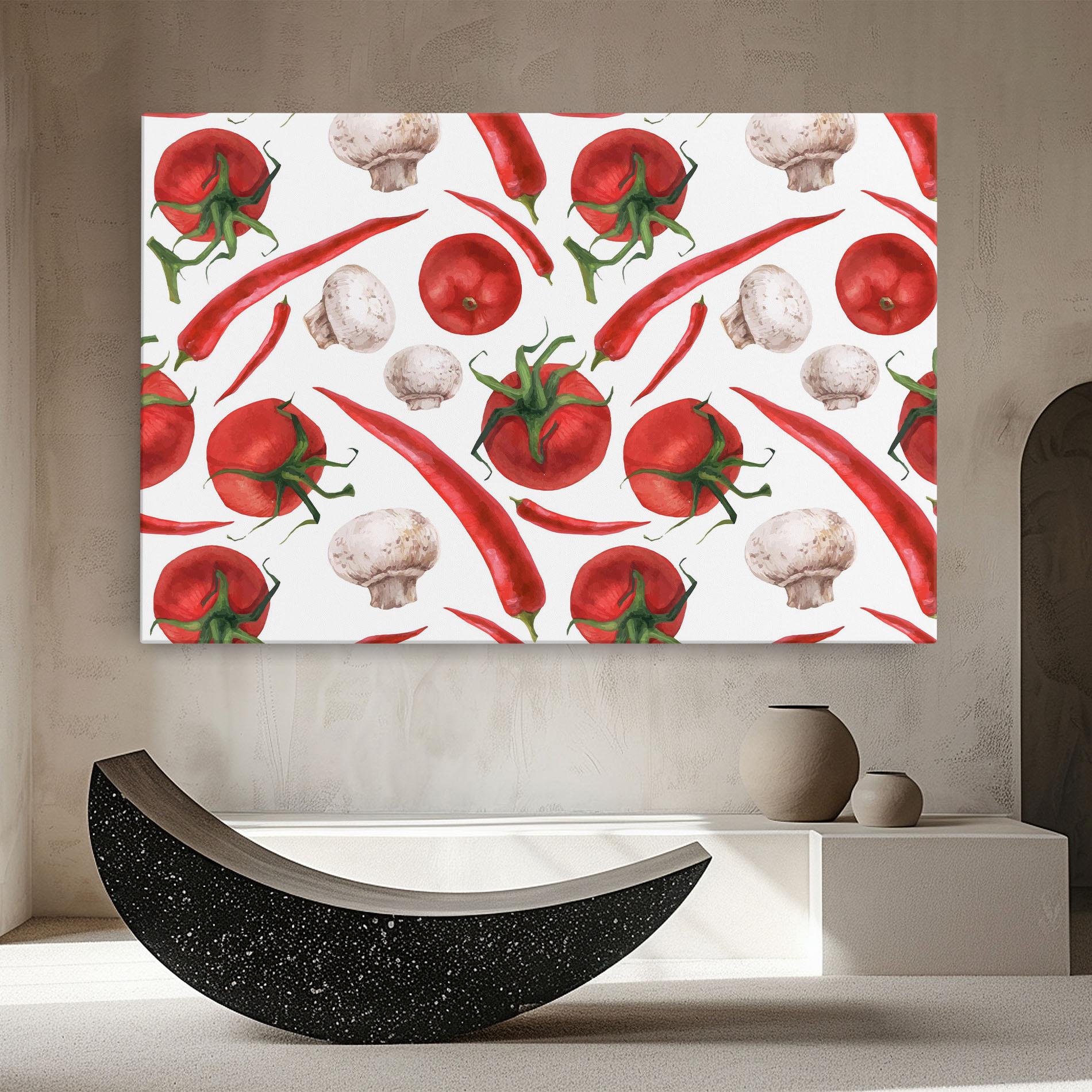 Tablou Canvas Floating Tomato mockup 8