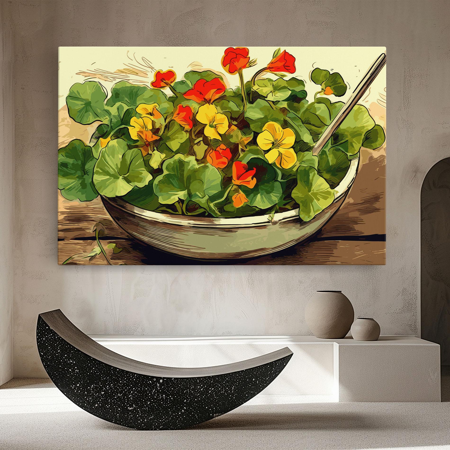 Tablou Canvas Flower Food mockup 8