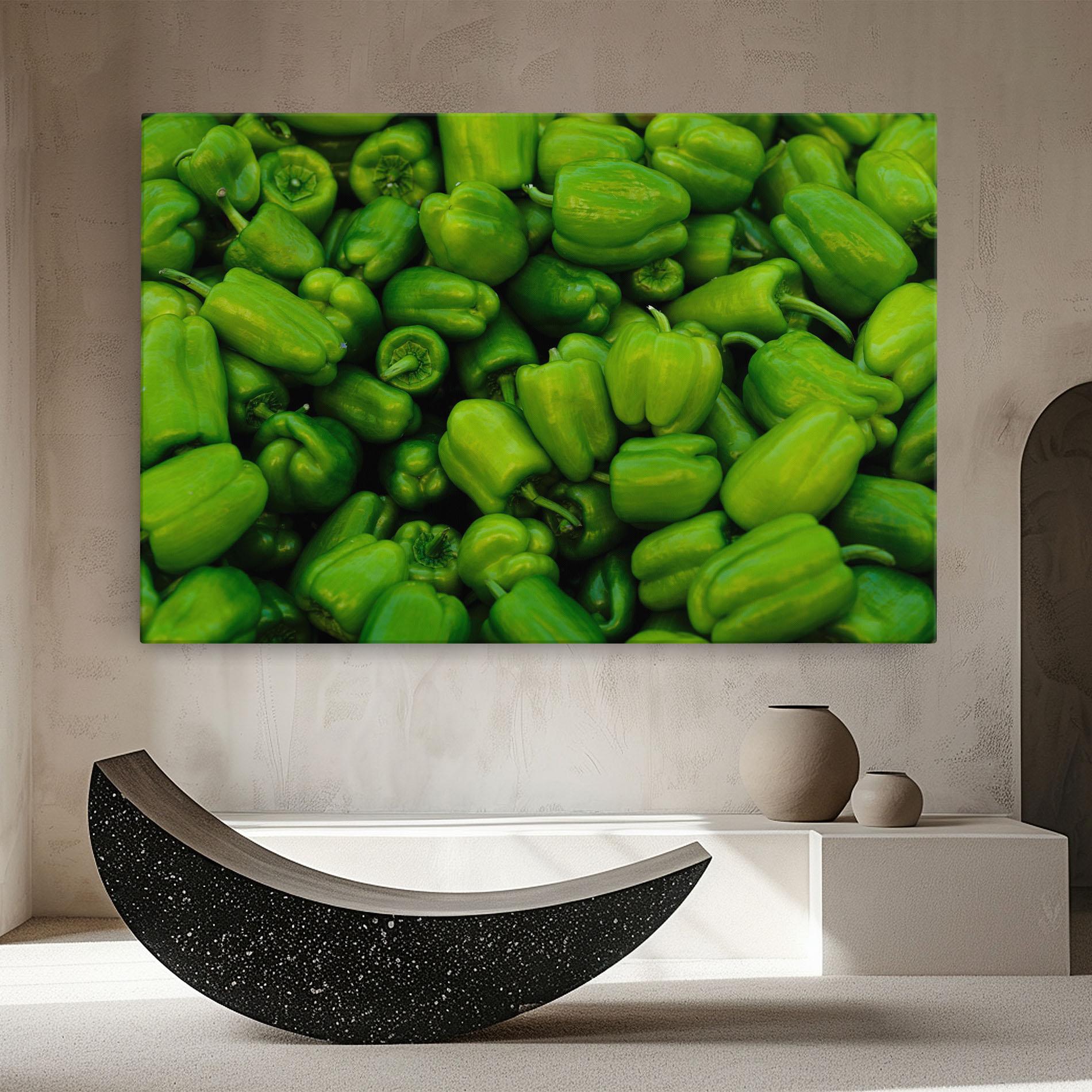 Tablou Canvas Green Bellpepper mockup 8