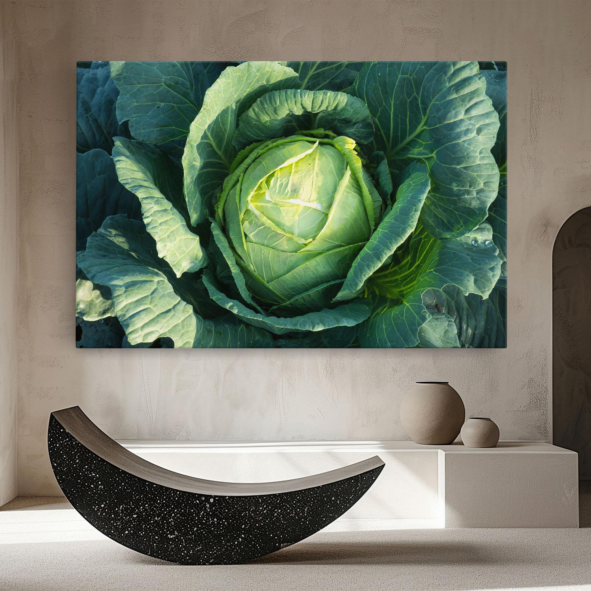 Tablou Canvas Green Lettuce mockup 8