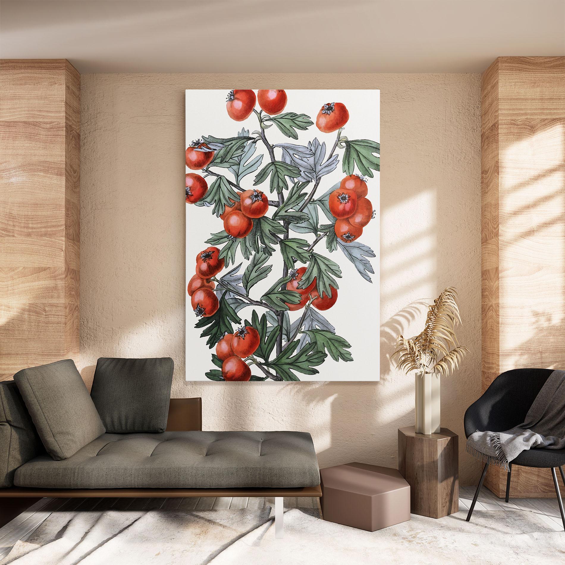 Tablou Canvas Cherry Drawing mockup 8