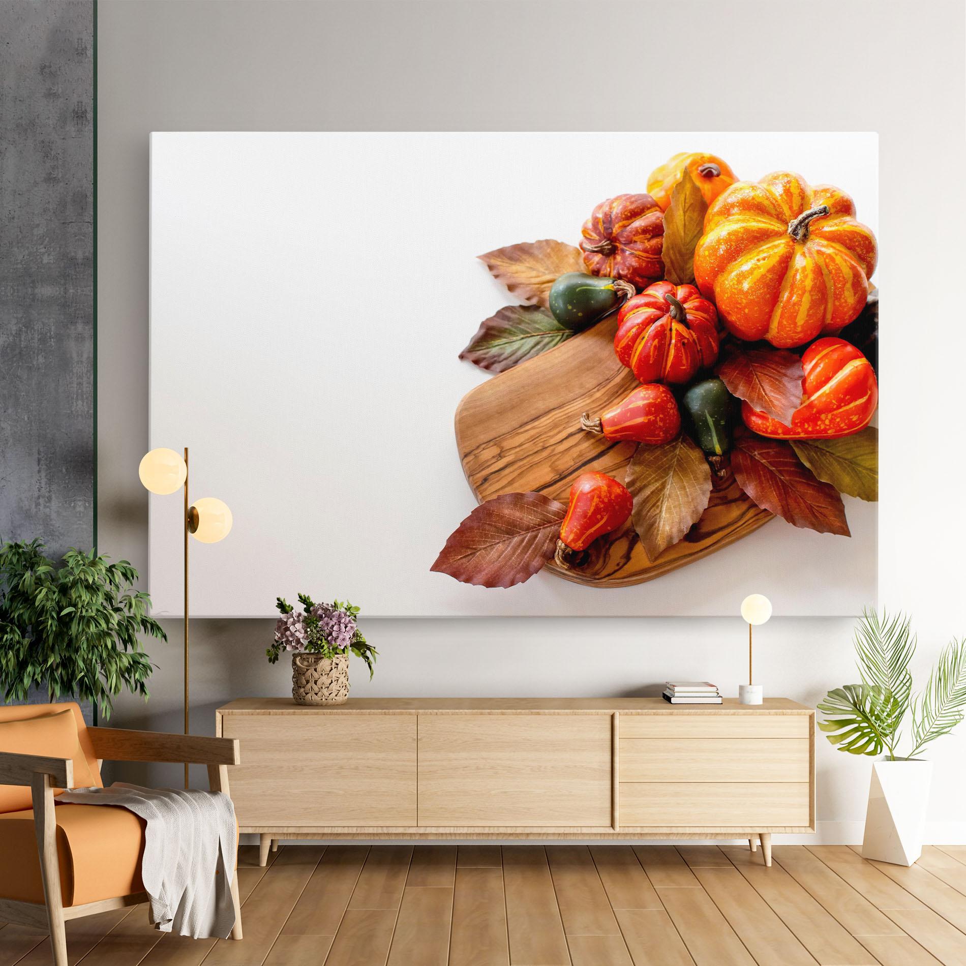 Tablou Canvas Autumn Pumpkins mockup 9