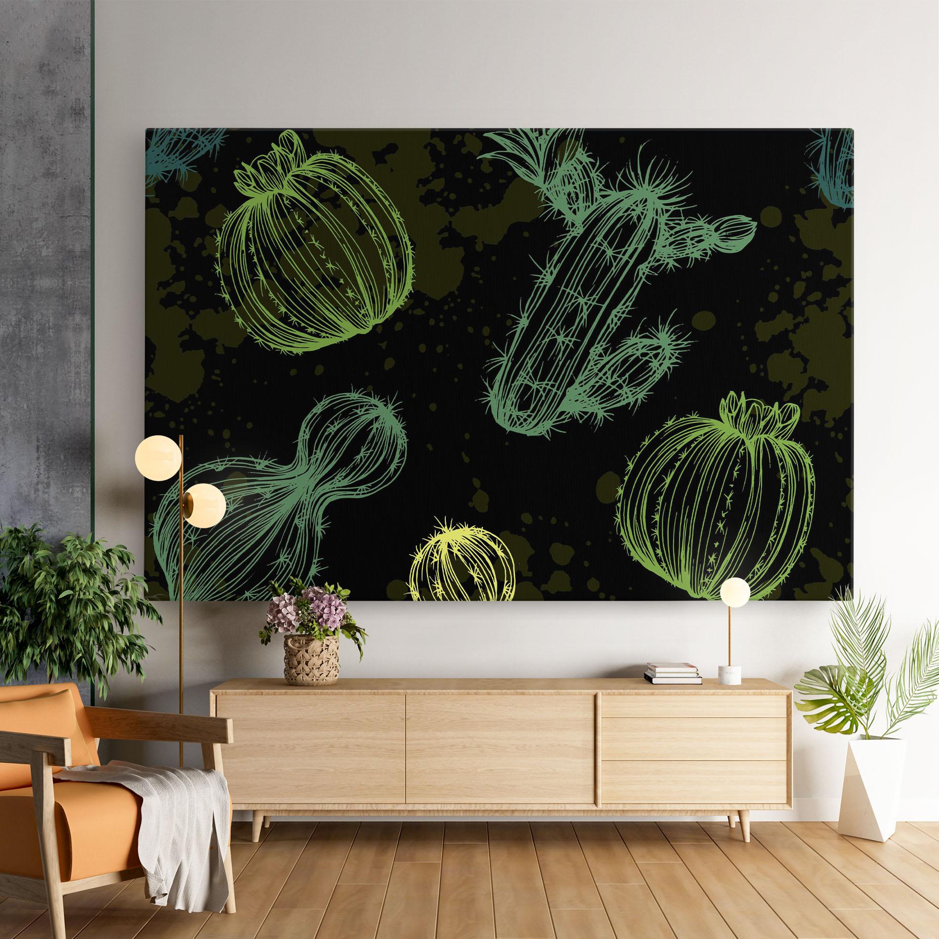 Tablou Canvas Cactus Art mockup 9