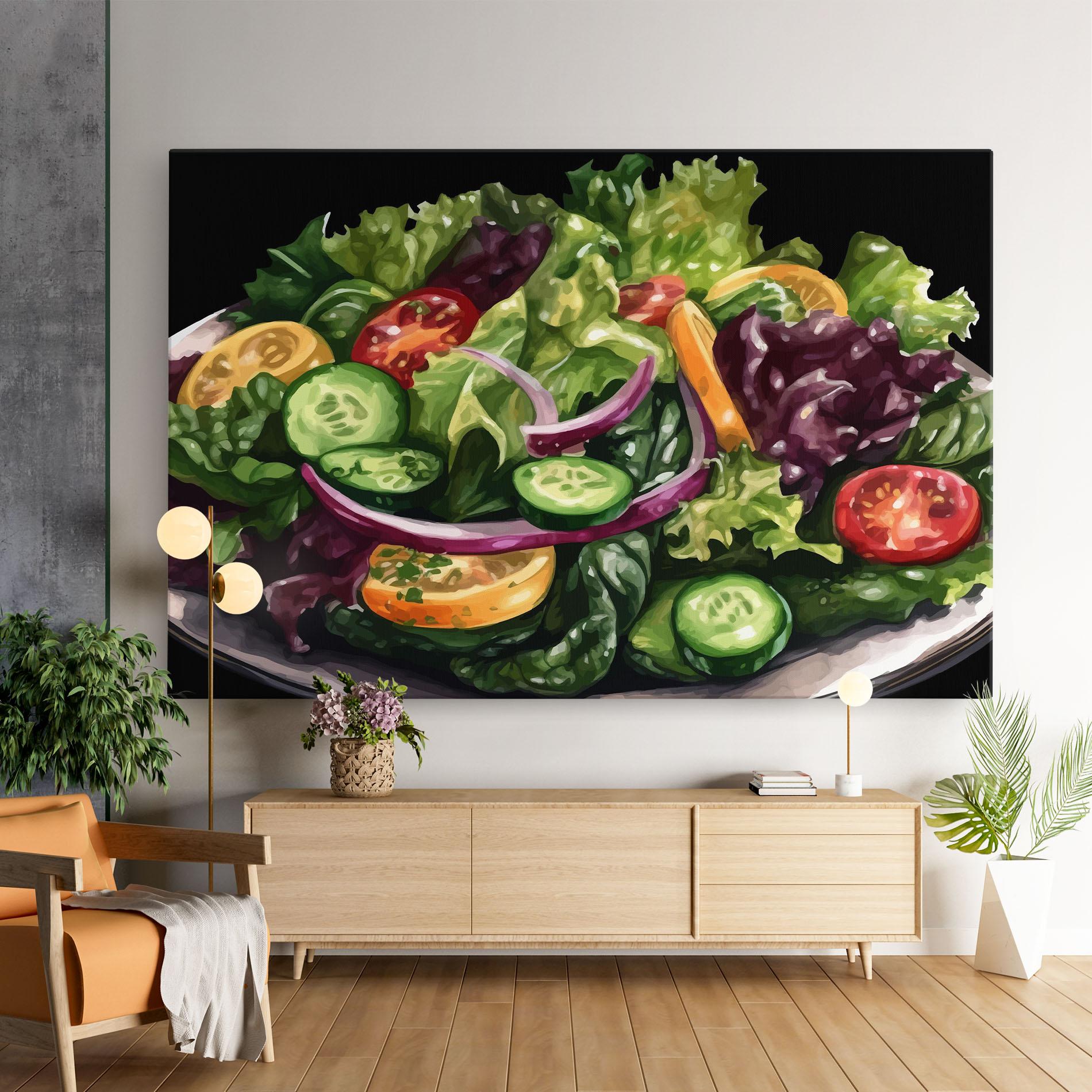 Tablou Canvas Cucumber Salad mockup 9