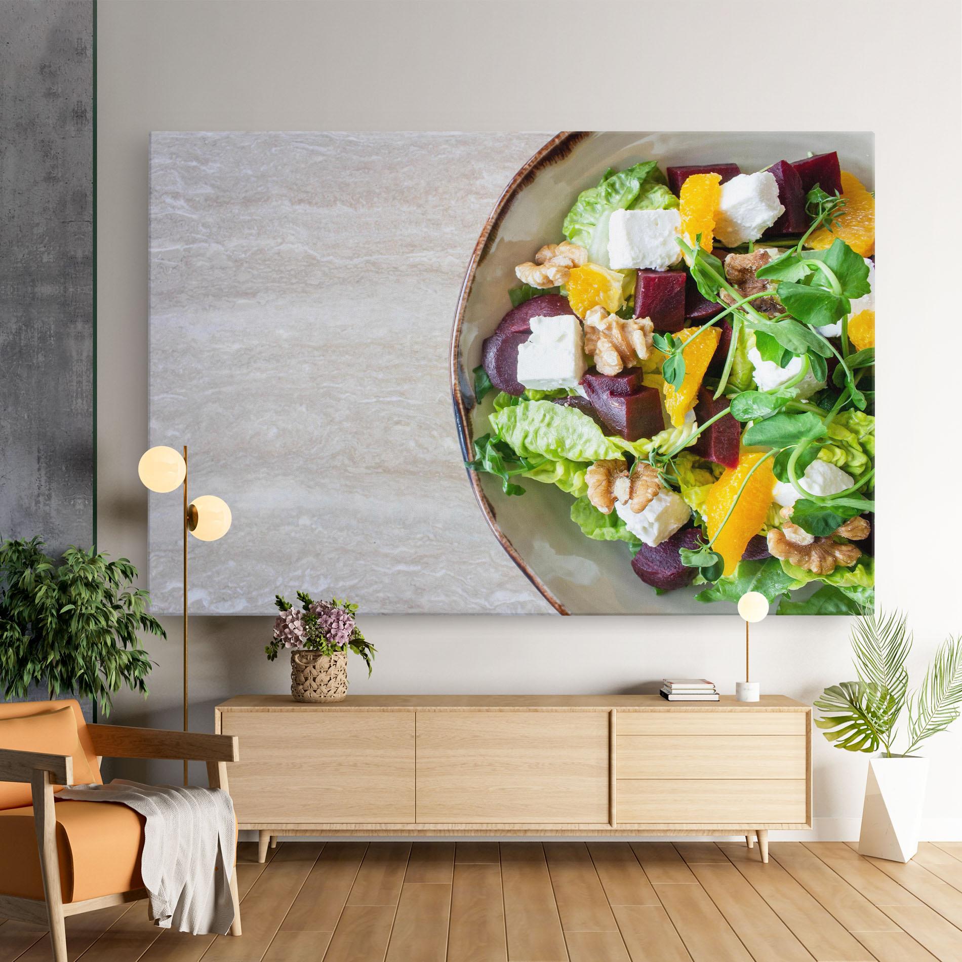 Tablou Canvas Delicious Salad mockup 9
