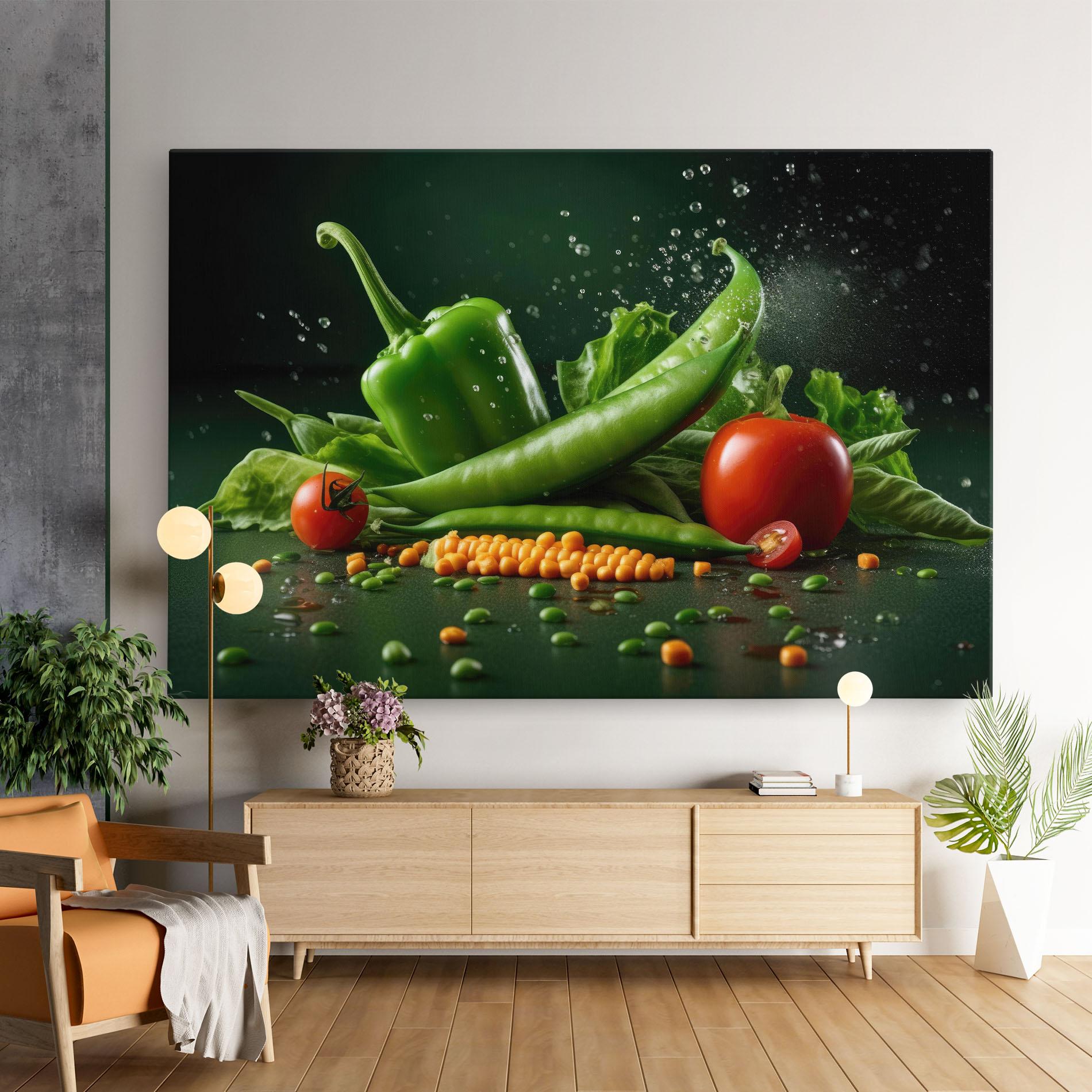 Tablou Canvas Fresh Vegetables mockup 9