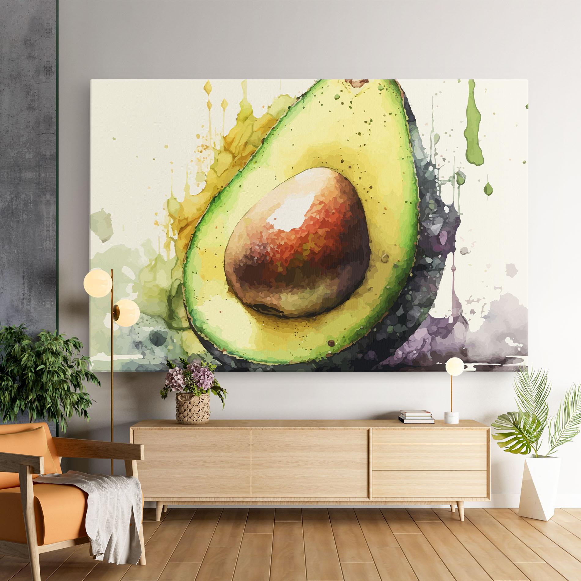Tablou Canvas Green Avocado Art mockup 9