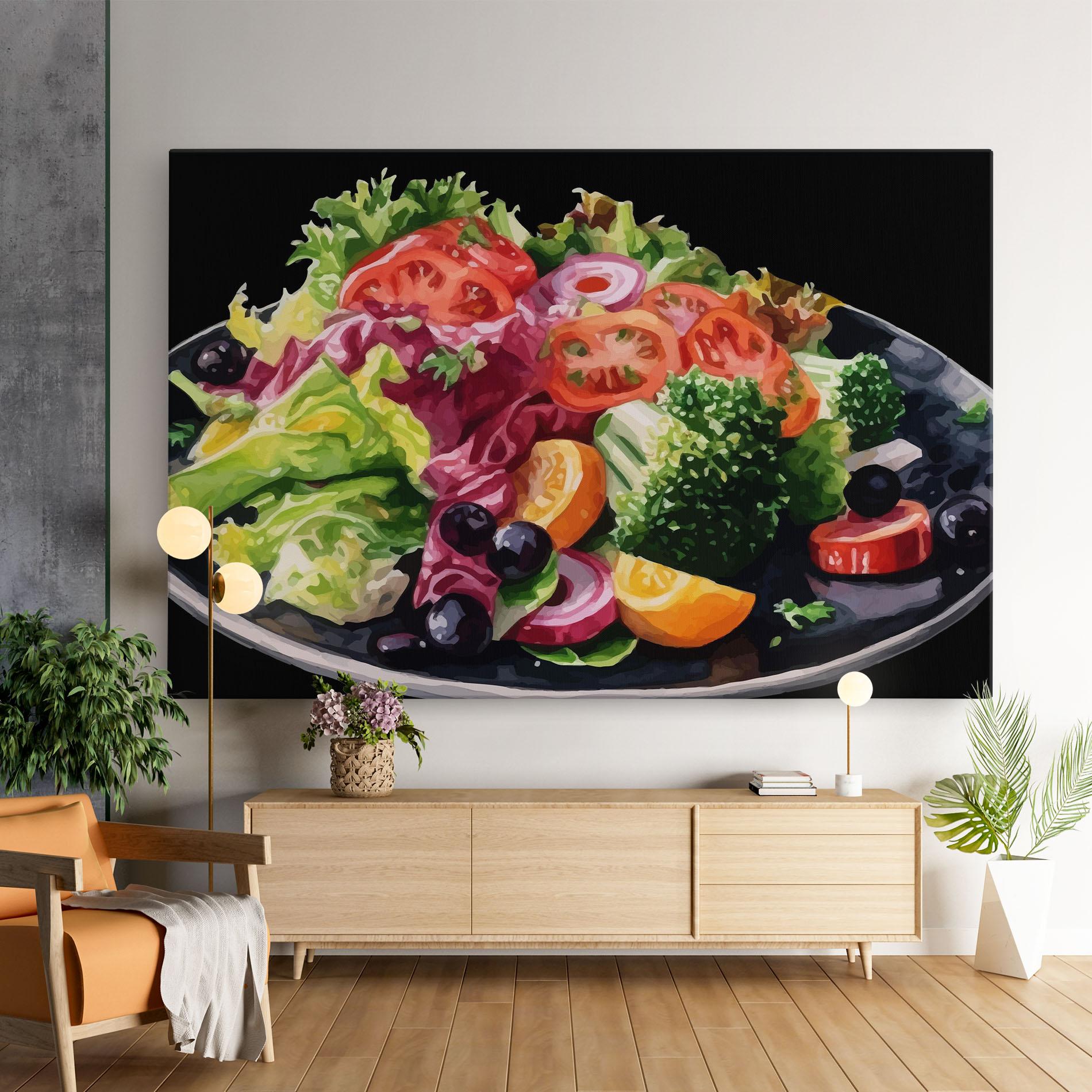 Tablou Canvas Healthy Tomato Food mockup 9
