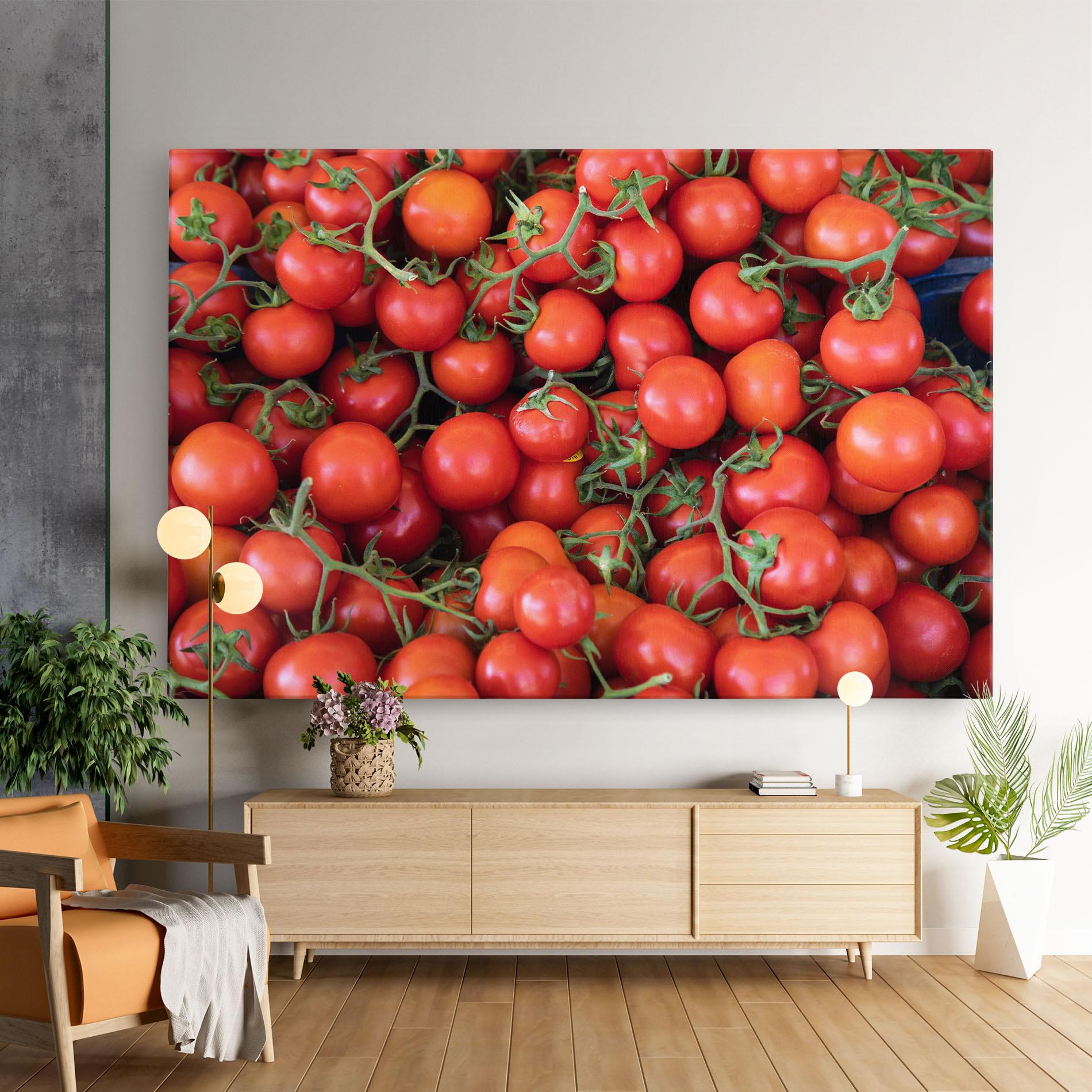 Tablou Canvas Tomato Red Wall mockup 9