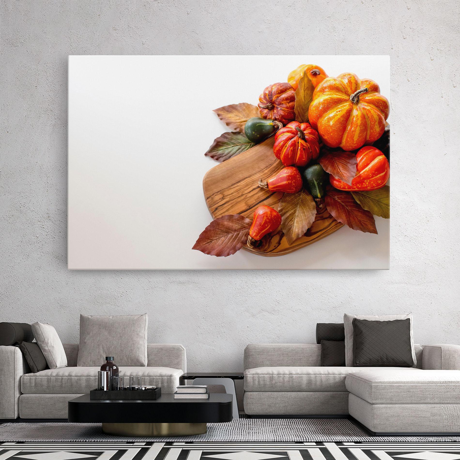 Tablou Canvas Autumn Pumpkins mockup 2