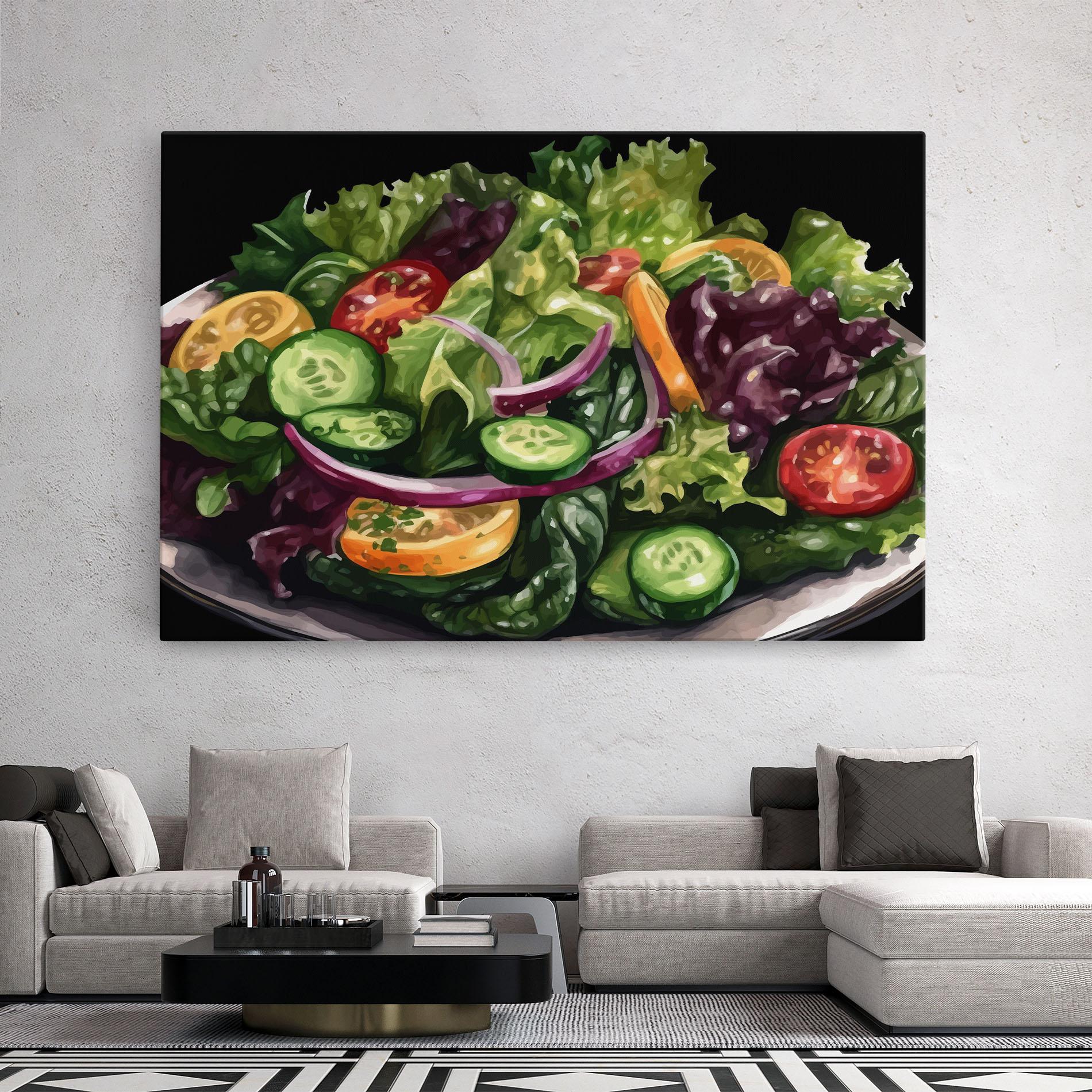 Tablou Canvas Cucumber Salad mockup 2
