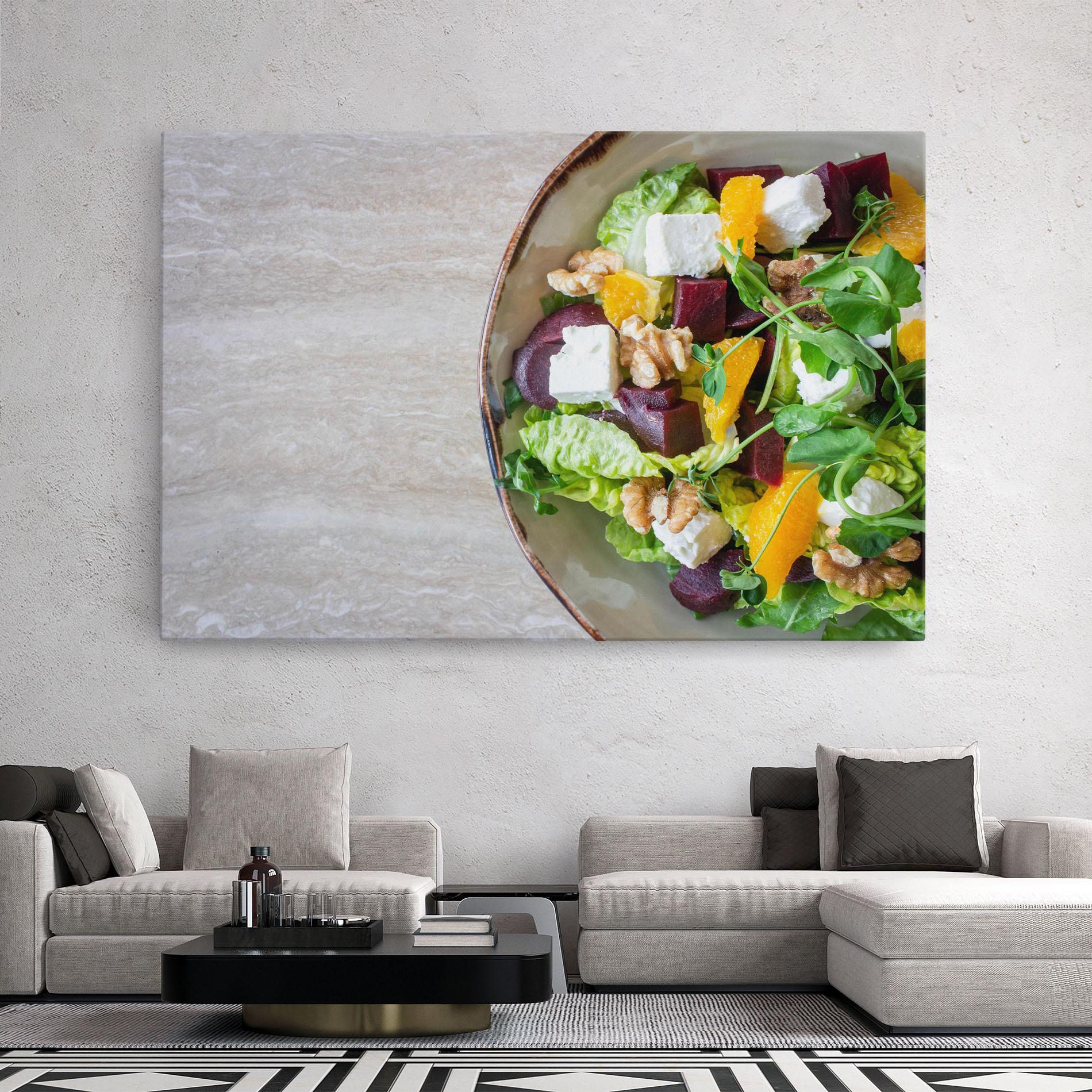 Tablou Canvas Delicious Salad mockup 2