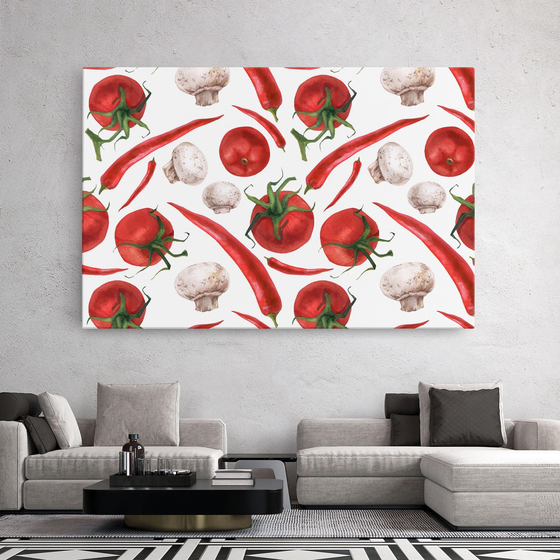 Tablou Canvas Floating Tomato mockup 2