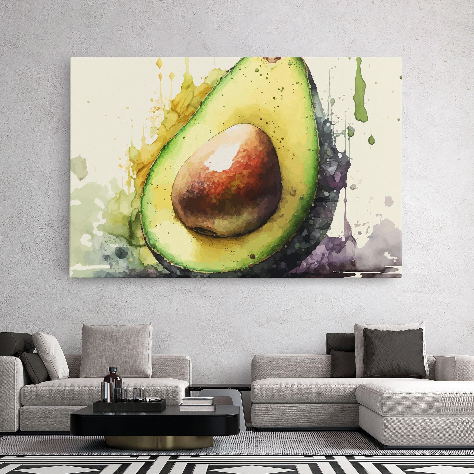 Tablou Canvas Green Avocado Art mockup 2
