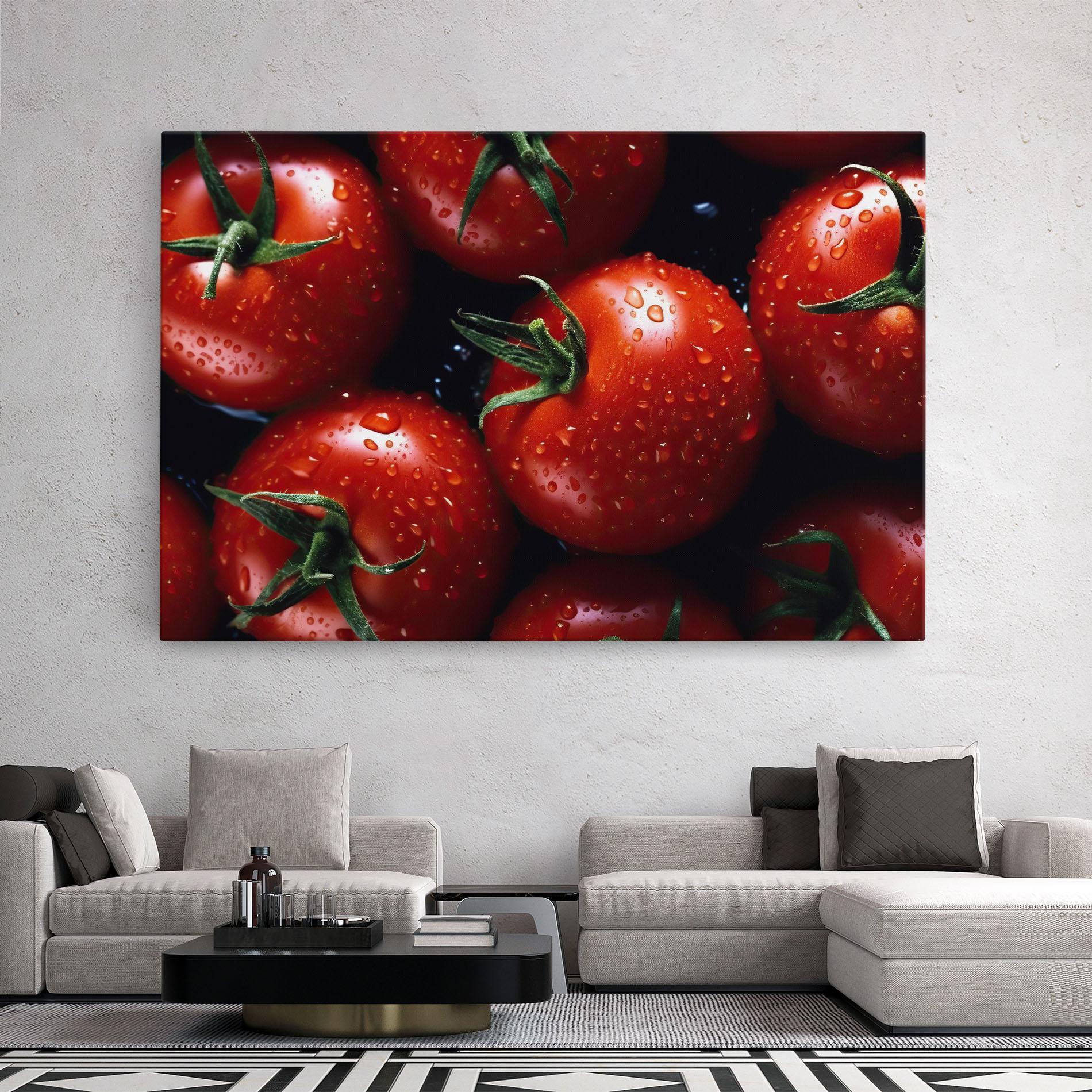 Tablou Canvas Red Wet Tomato mockup 2